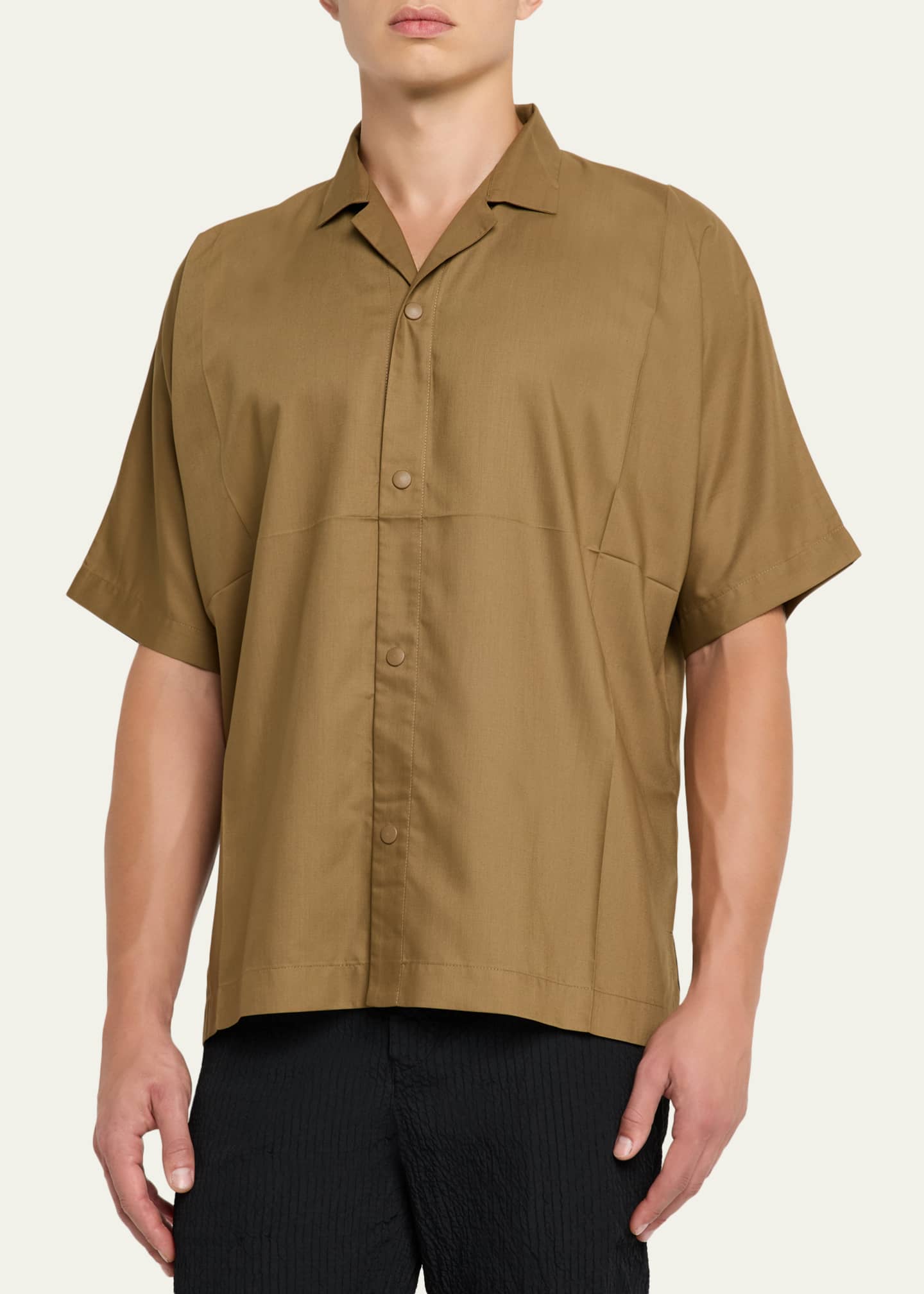 トップス IM MEN COMPACT SHIRT IM MEN Men's Short-Sleeve Compact Shirt - Bergdorf Goodman