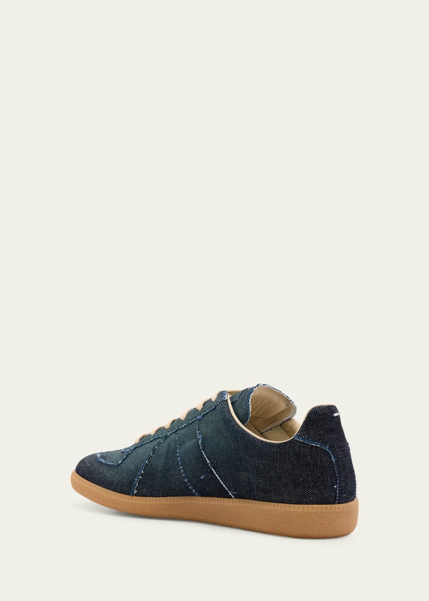 Men's Replica Denim T-Toe Low-Top Sneakers