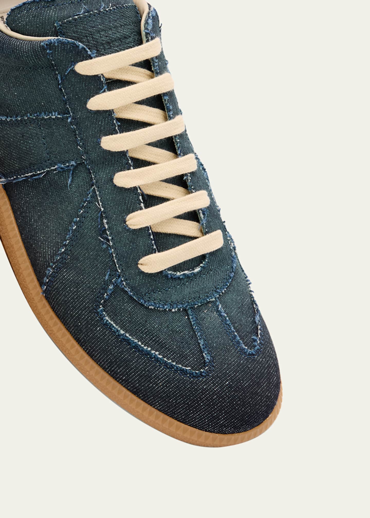 Men's Replica Denim T-Toe Low-Top Sneakers