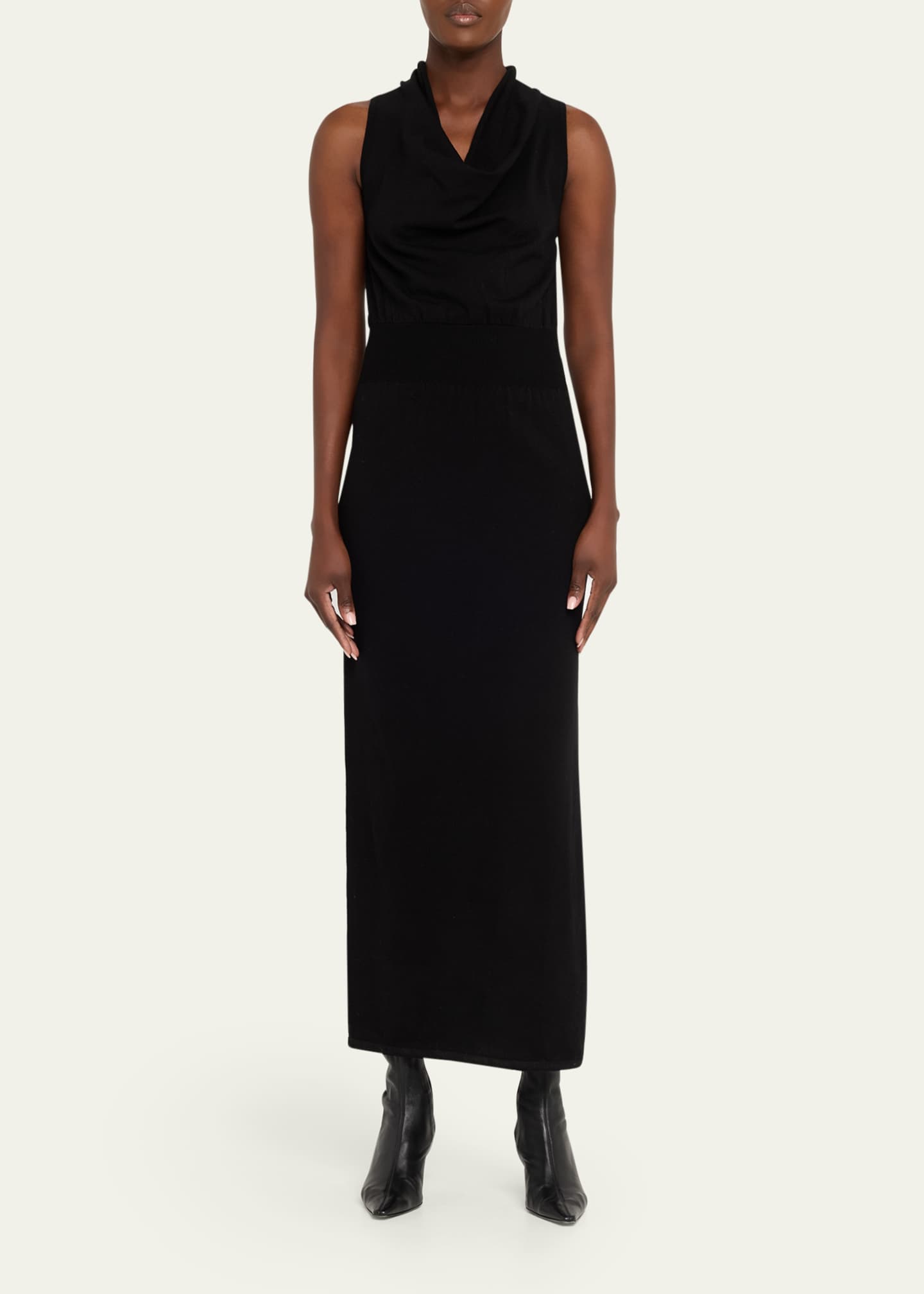 SIMKHAI Ramona Knit Cowl-Neck Midi Dress - Bergdorf Goodman