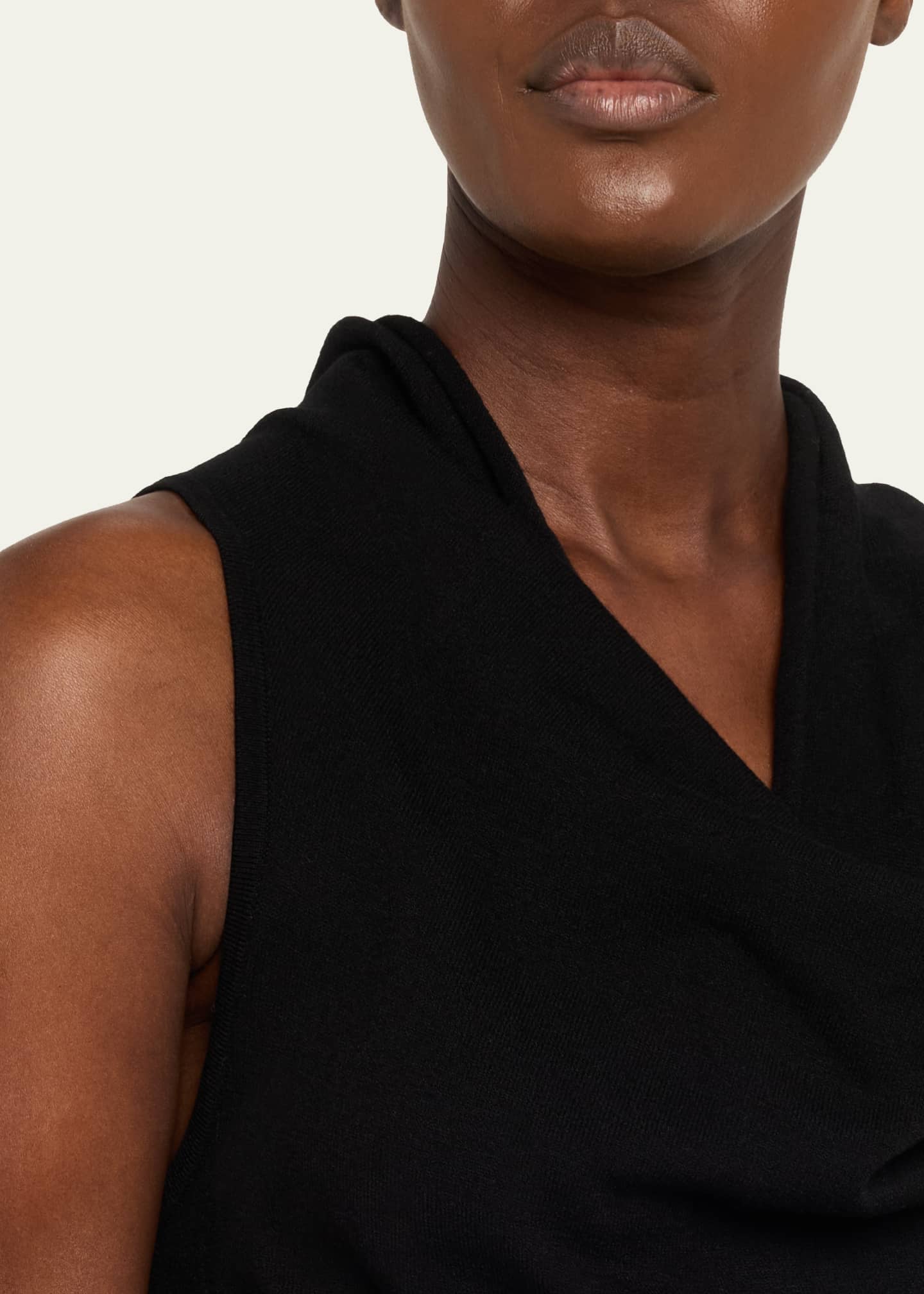 SIMKHAI Ramona Knit Cowl-Neck Midi Dress - Bergdorf Goodman