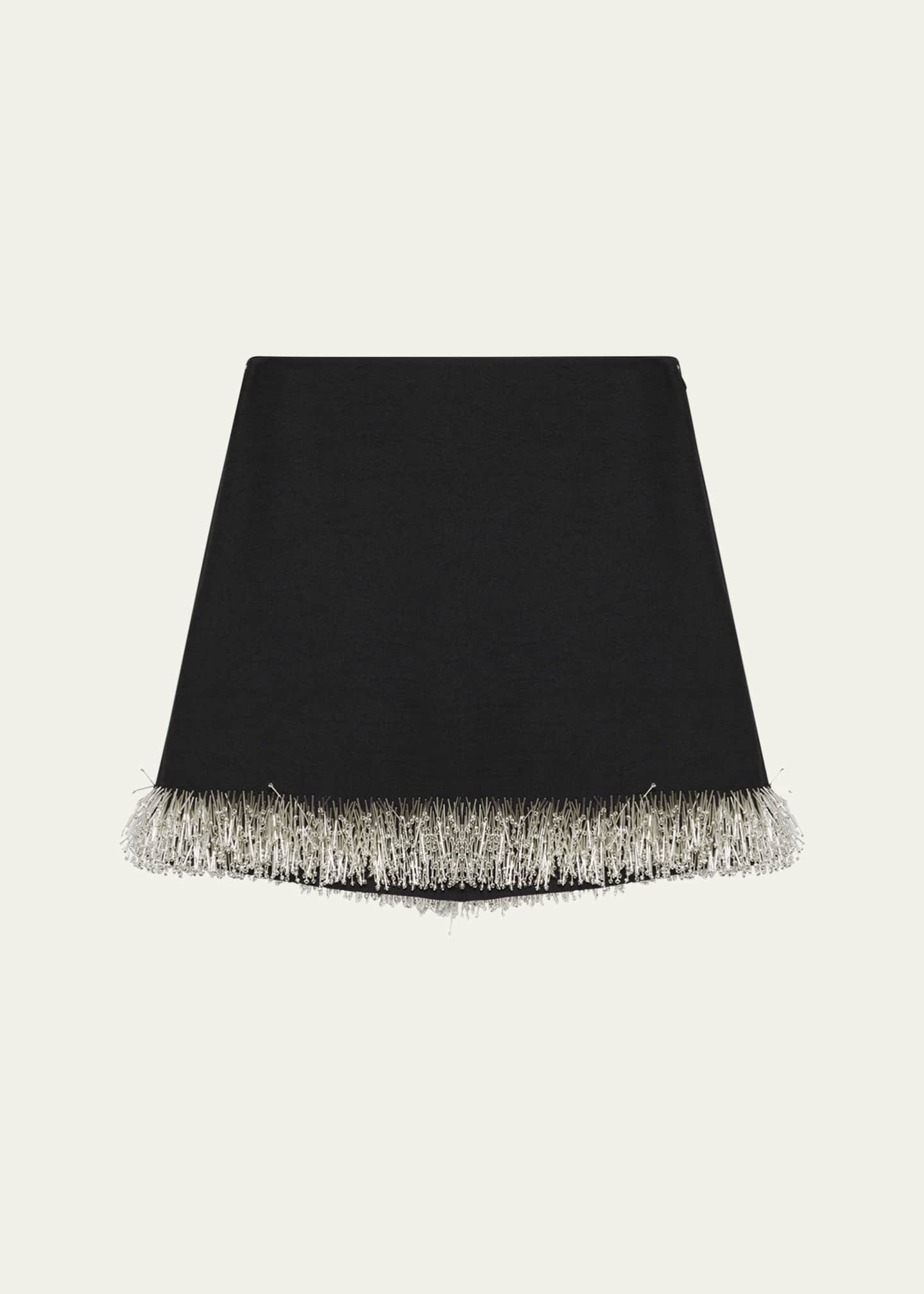 SIMKHAI Dua Beaded Mini Skirt