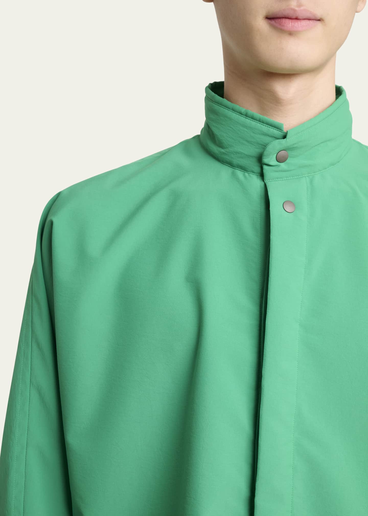 Homme Plisse Issey Miyake Men's Padded Snap-Front Shirt - Bergdorf