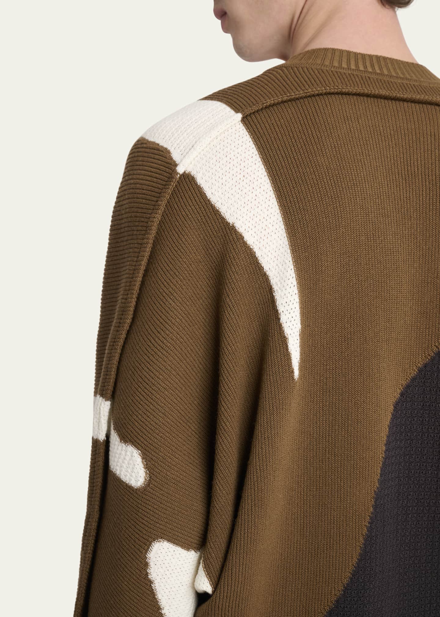 Homme Plisse Issey Miyake Men's Multi Agate Knit Relaxed