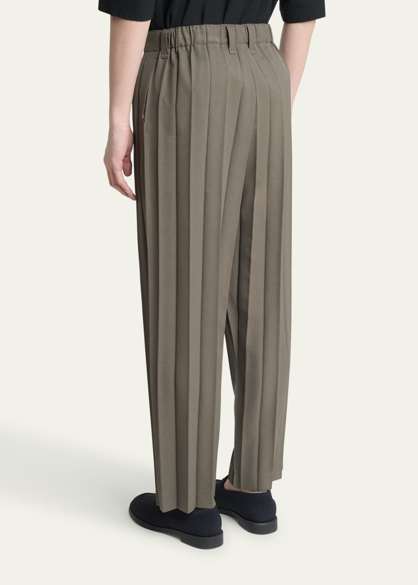 Homme Plisse Issey Miyake Men's Edge Ensemble Pleated Pants