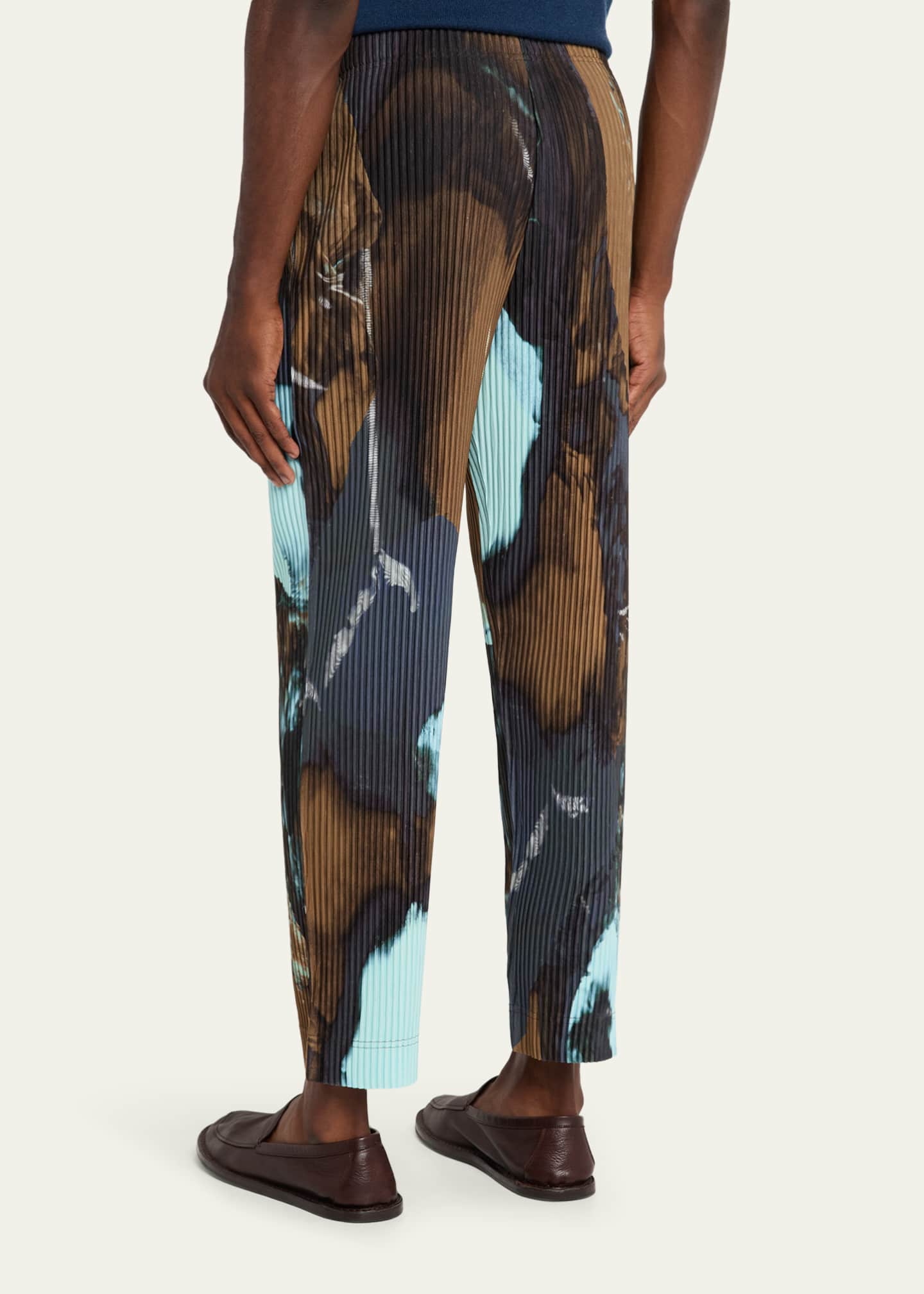 Homme Plisse Issey Miyake Men's Multi-Agate Pleated Pull-On