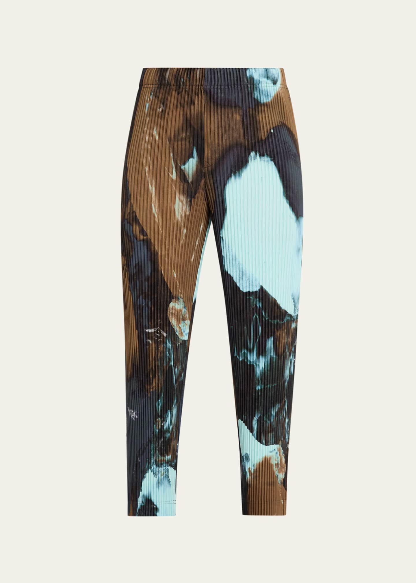 Homme Plisse Issey Miyake Men's Multi-Agate Pleated Pull-On