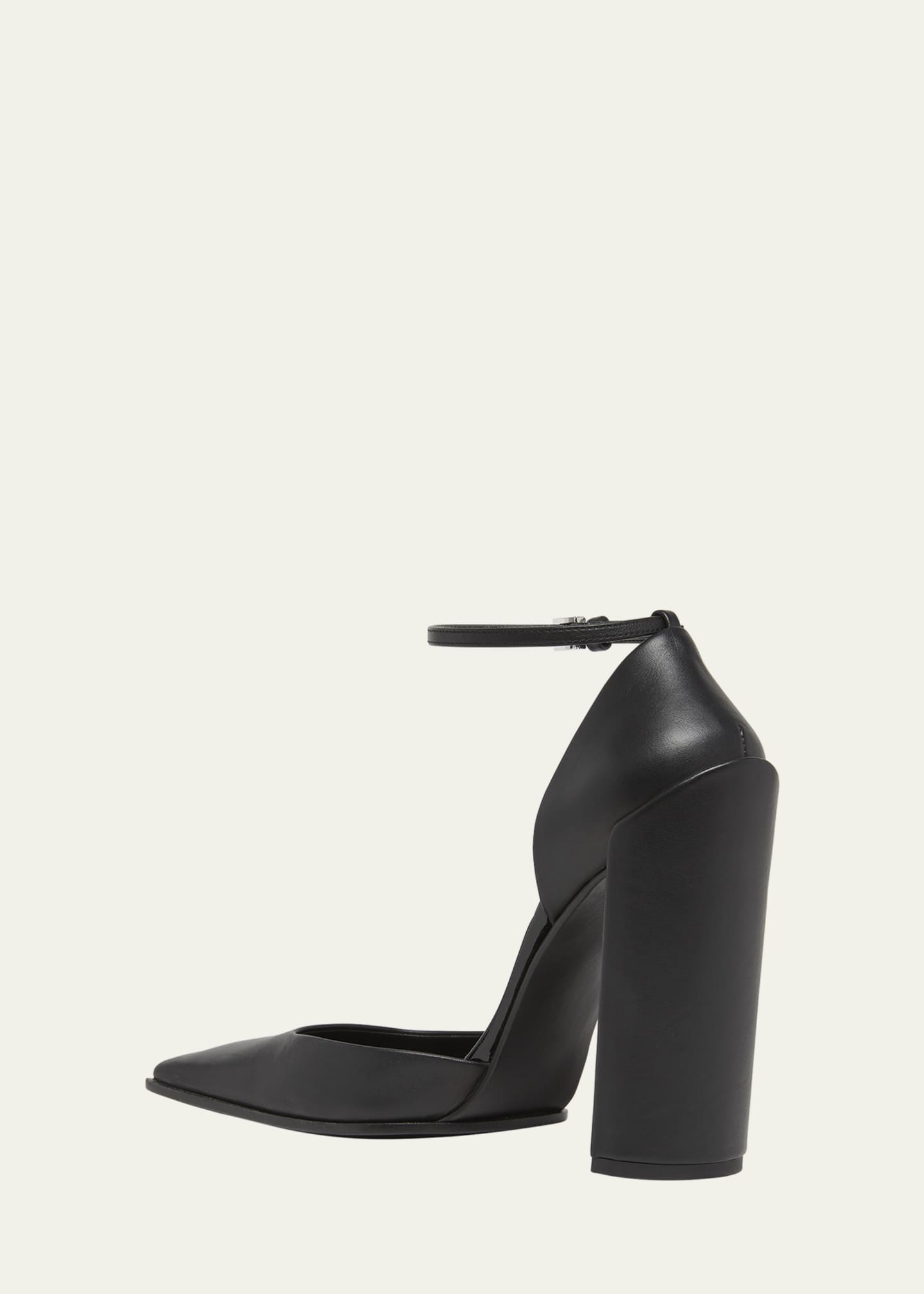 ALAIA Leather d'Orsay Square-Toe Pumps - Bergdorf Goodman