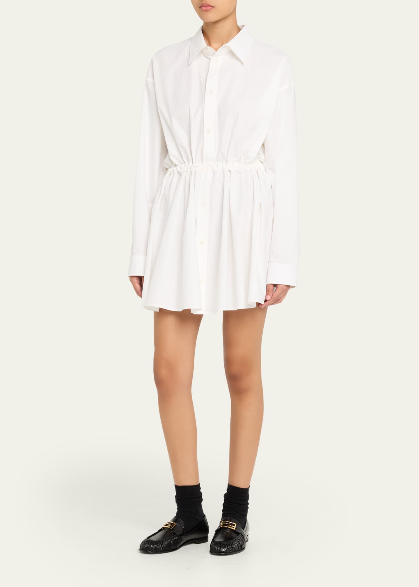 bagatelle leather dress The Noli Shop Women's Devin Leather Ruffle Dress - Black