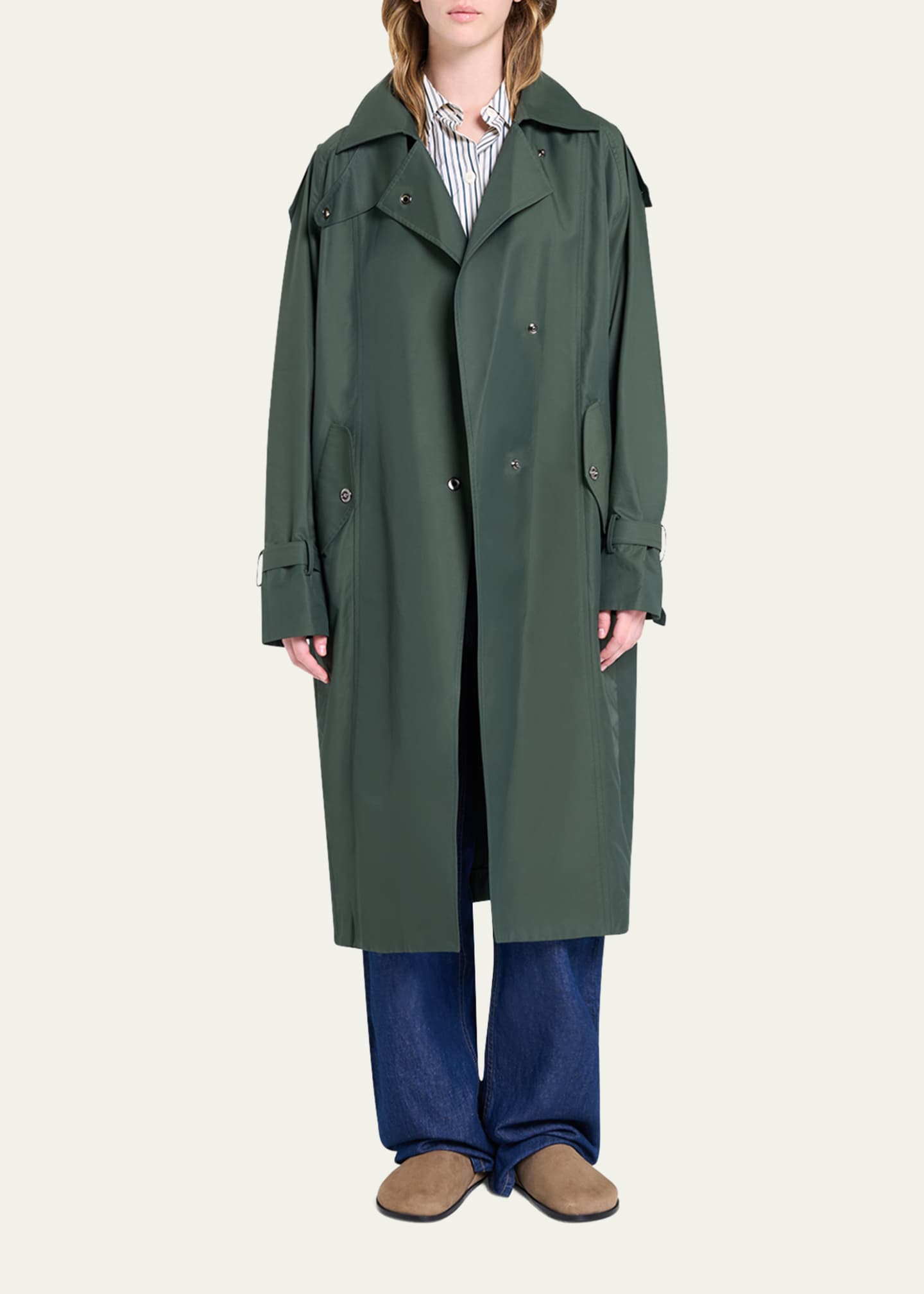 TWP Bogie Long Trench Coat - Bergdorf Goodman