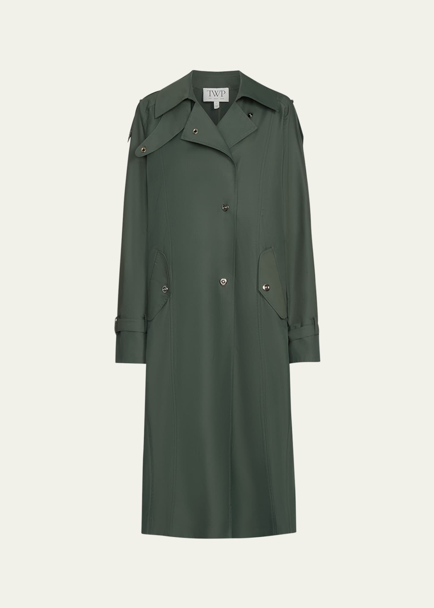 TWP Bogie Long Trench Coat - Bergdorf Goodman