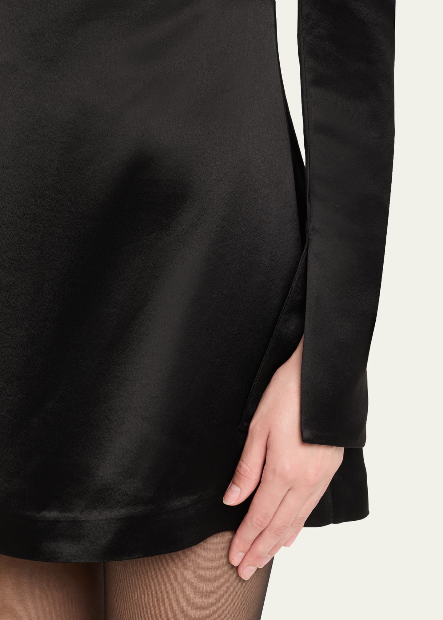 Victoire Satin Mini Dress