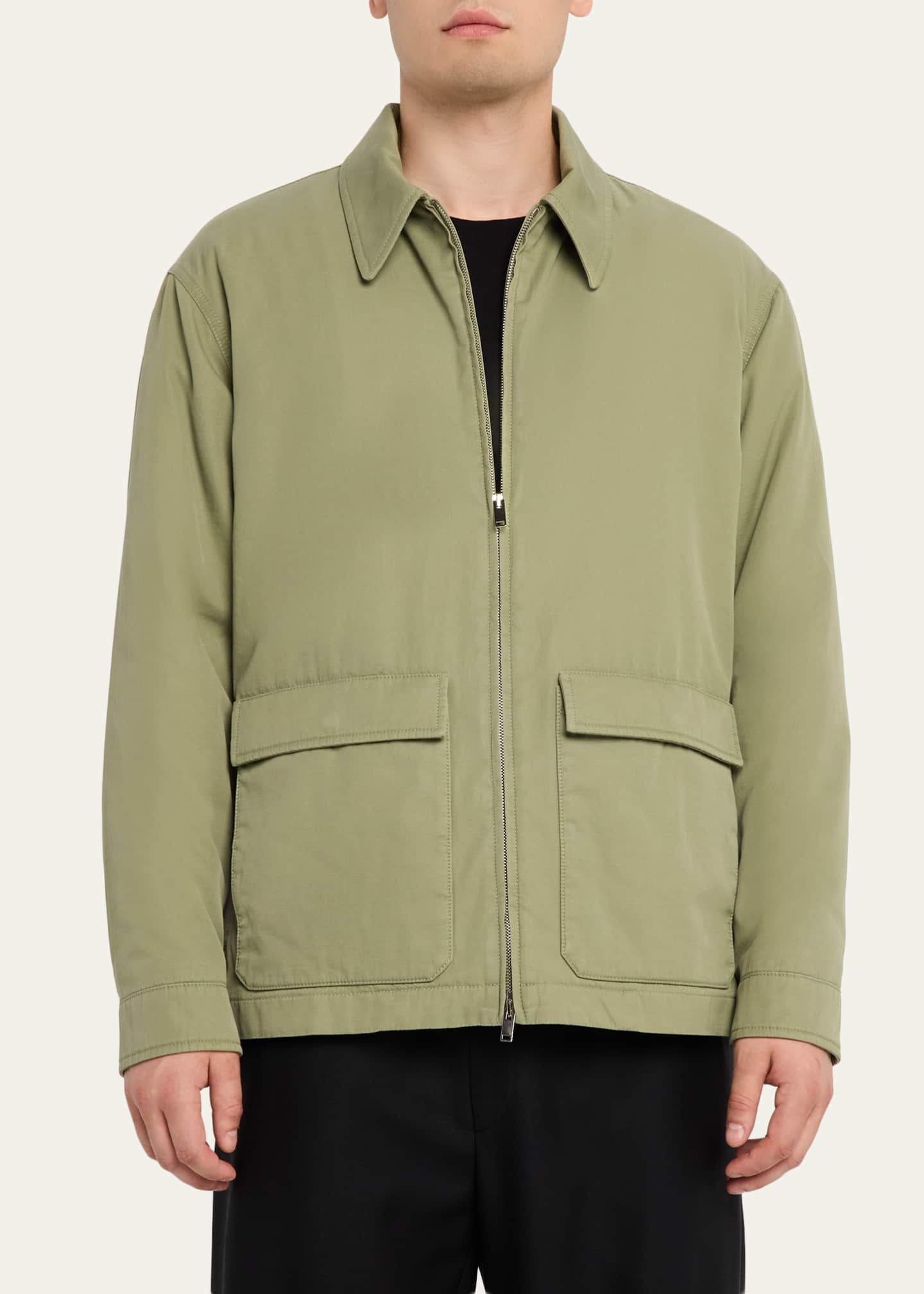 THE ROW Men's Justo Cotton and Cashmere Gabardine Jacket