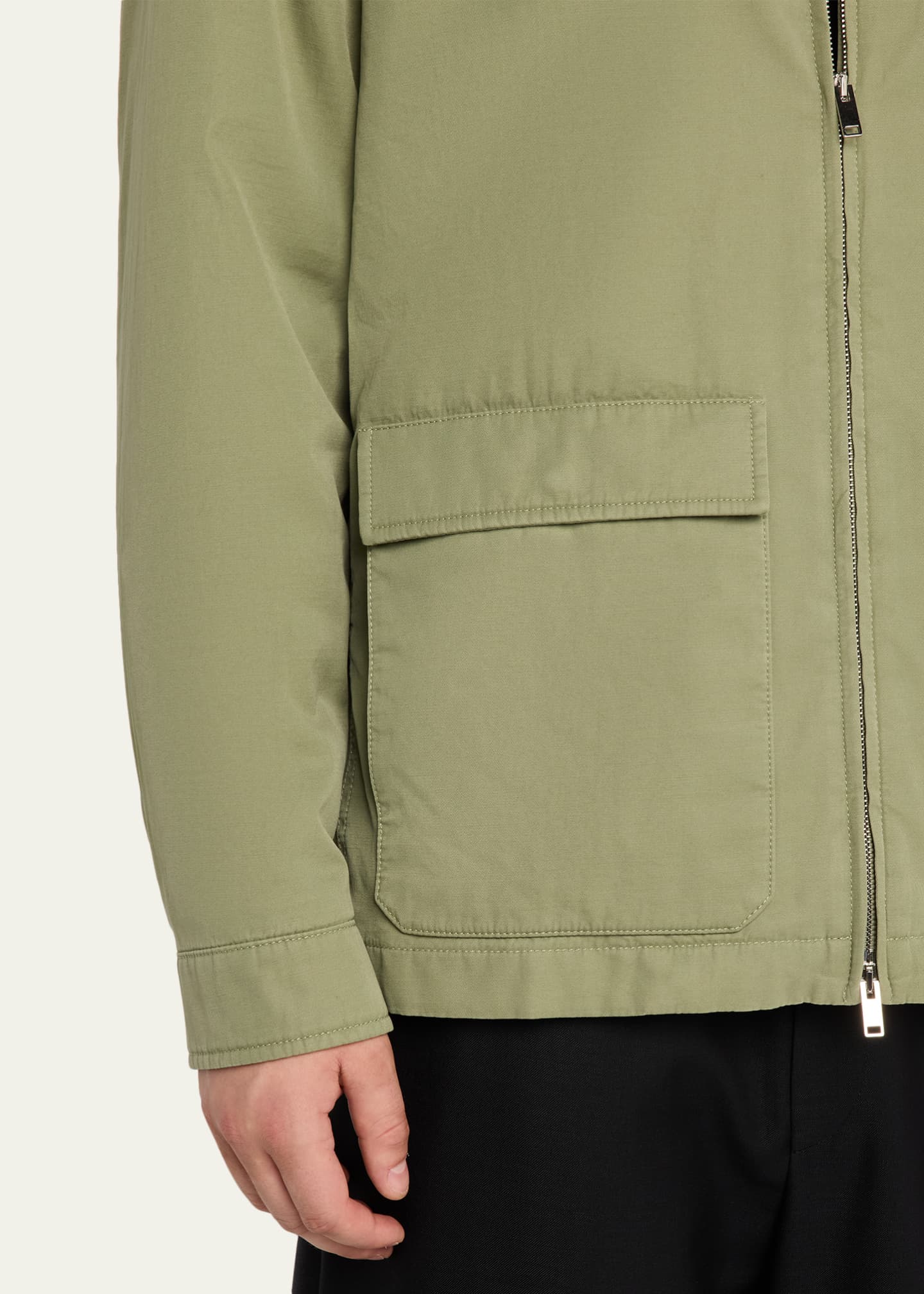 THE ROW Men's Justo Cotton and Cashmere Gabardine Jacket
