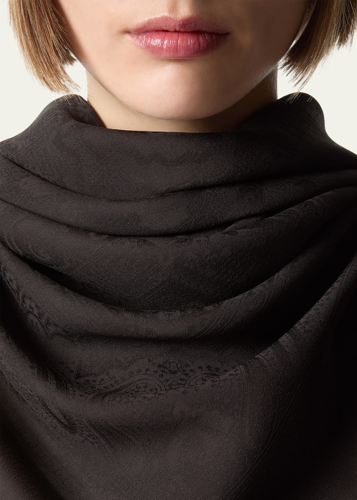 Loro Piana Floral Majolica Silk Foulard - Bergdorf Goodman