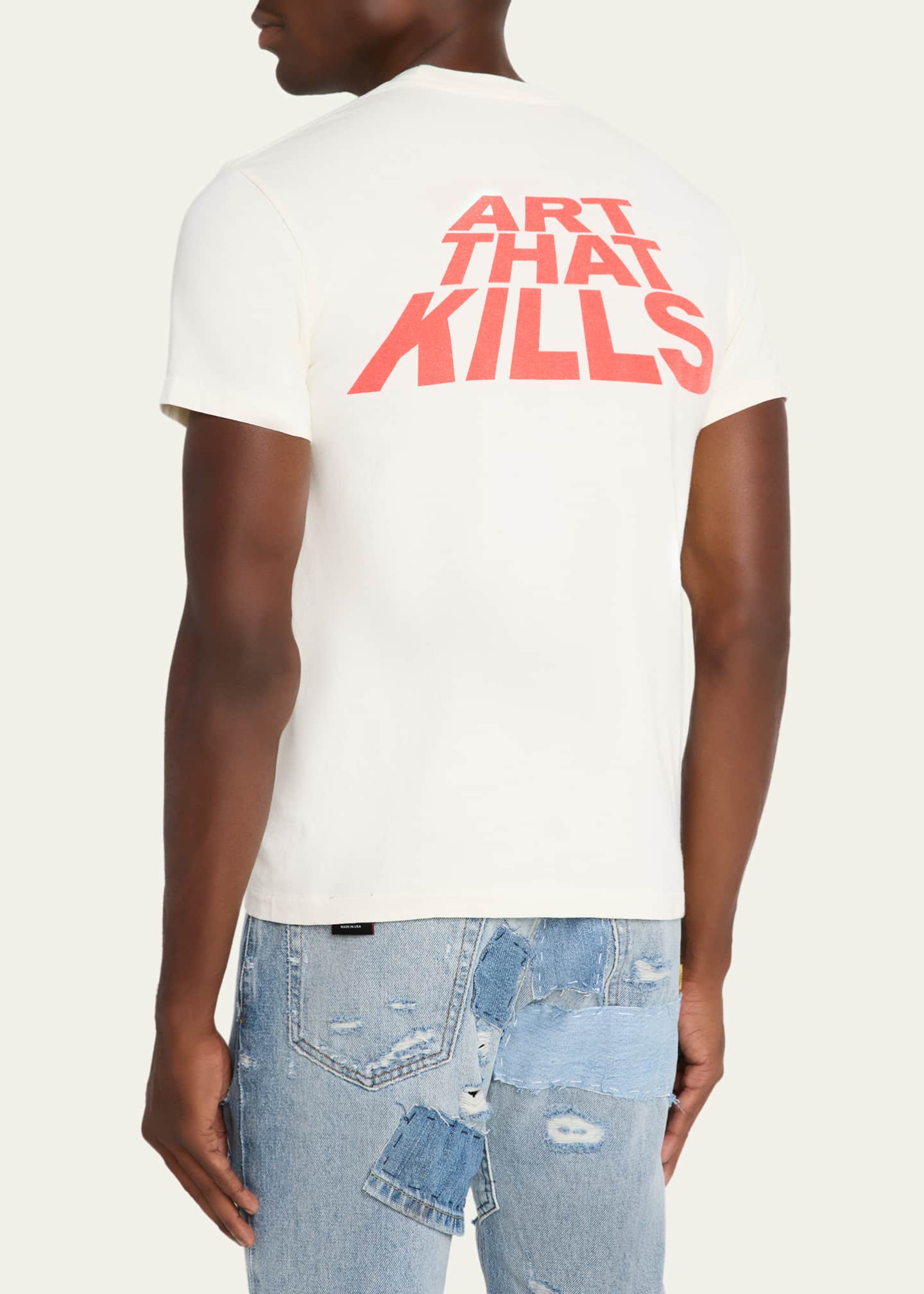 Lone Bull - Gond Handpainted T-shirt