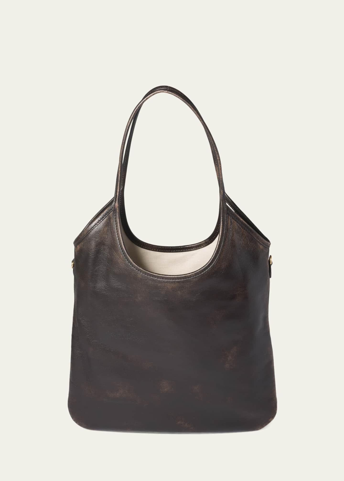 Miu Miu Ivy Aged Nappa Leather Tote Bag - Bergdorf Goodman