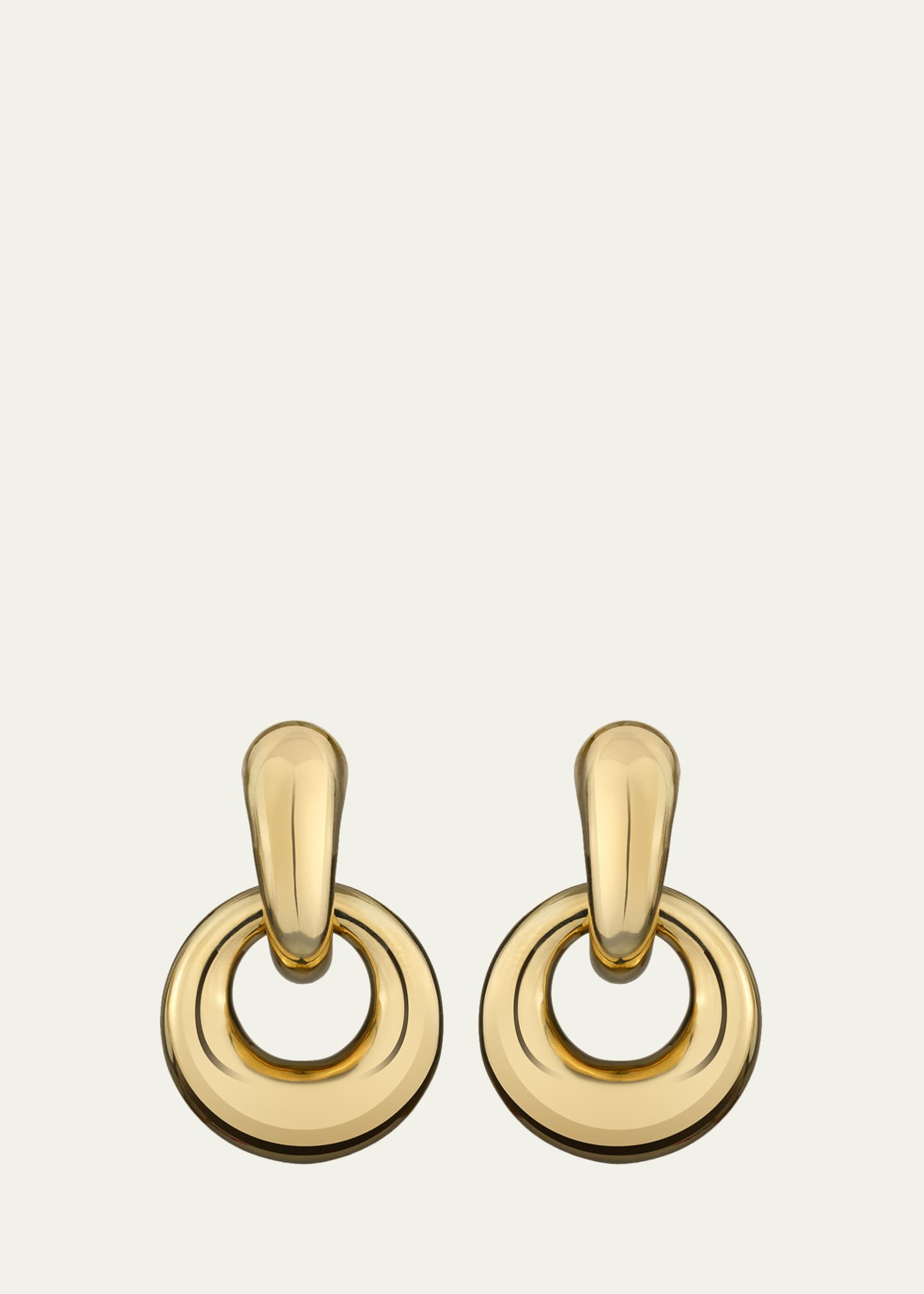 Paul Morelli Ultimate 18K Yellow Gold Hoop Drop Earrings