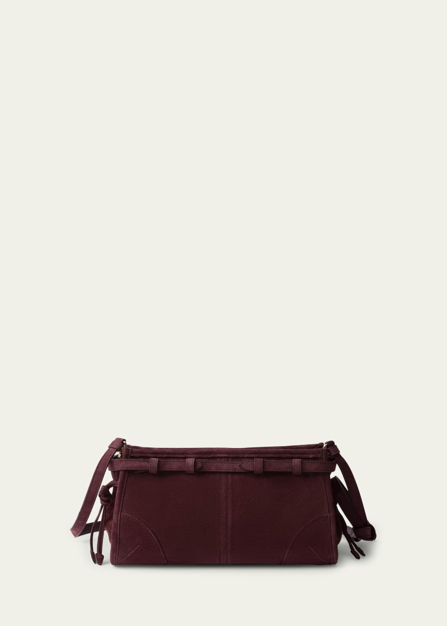 Bonnie Belted Suede Shoulder Bag