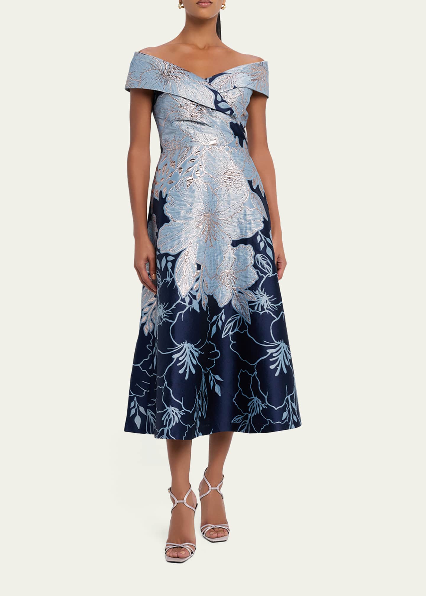 midi silk dress Petal and Pup Women's Anabelle Halter Neck Midi Dress
