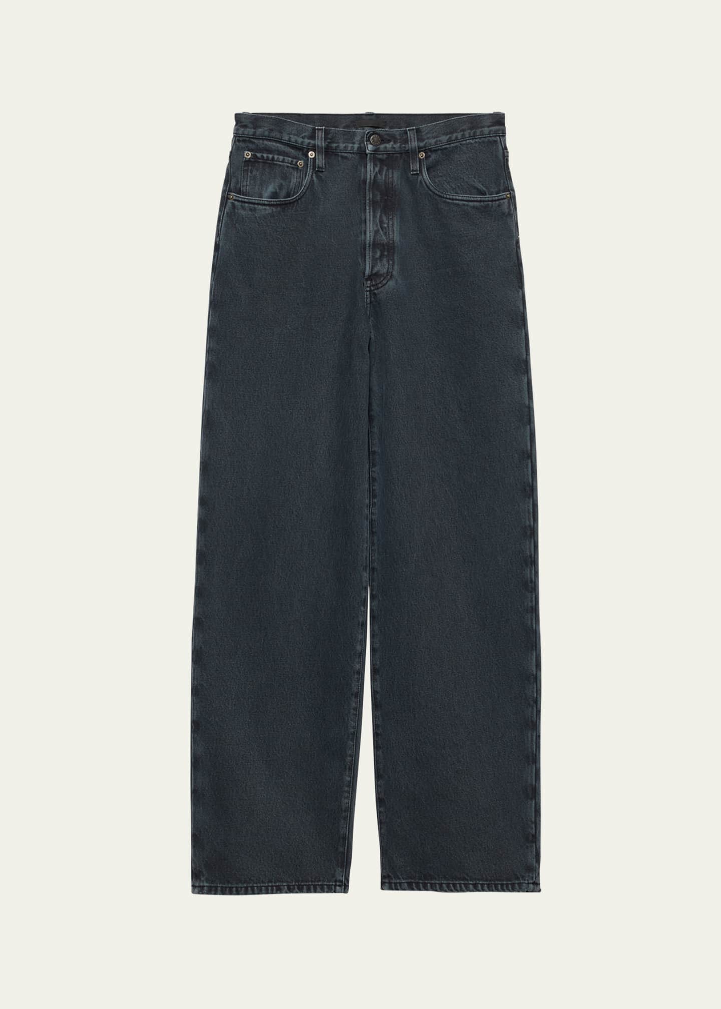 Prada Wide Fit Denim Pants