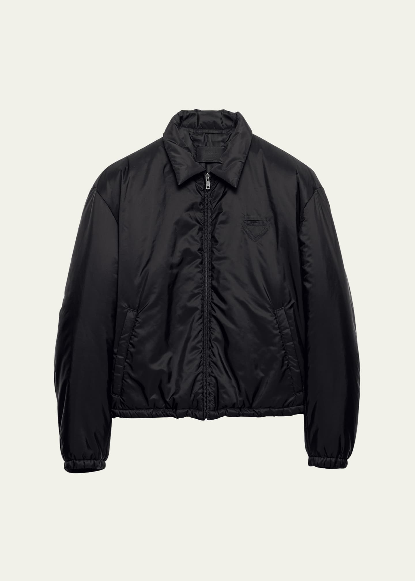Prada Men's Re-Nylon Cropped Jacket Image 1 of 4