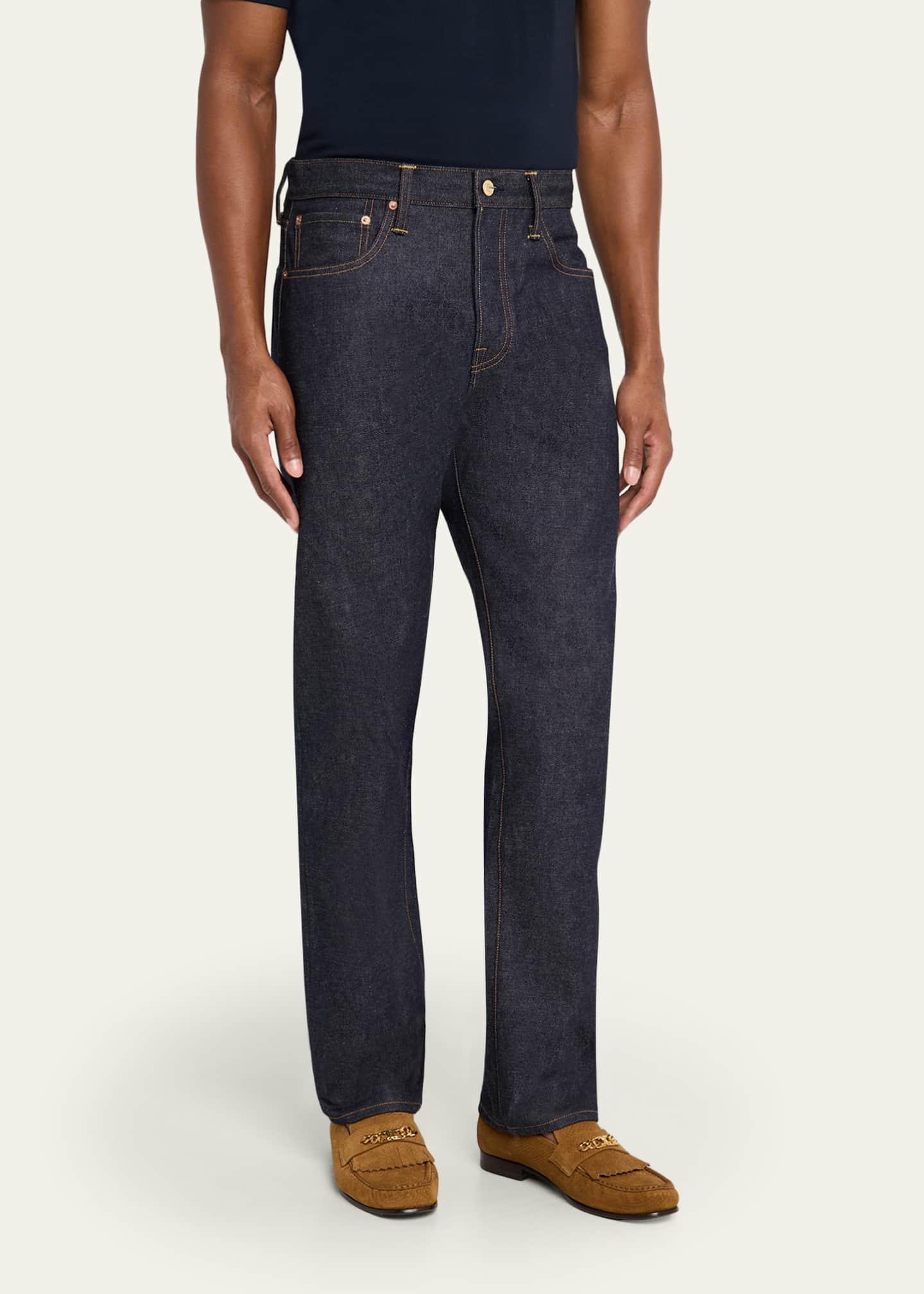 The Seven Continents Men's Charlie Raw Denim Slim-Fit Jeans Image 4 of 5