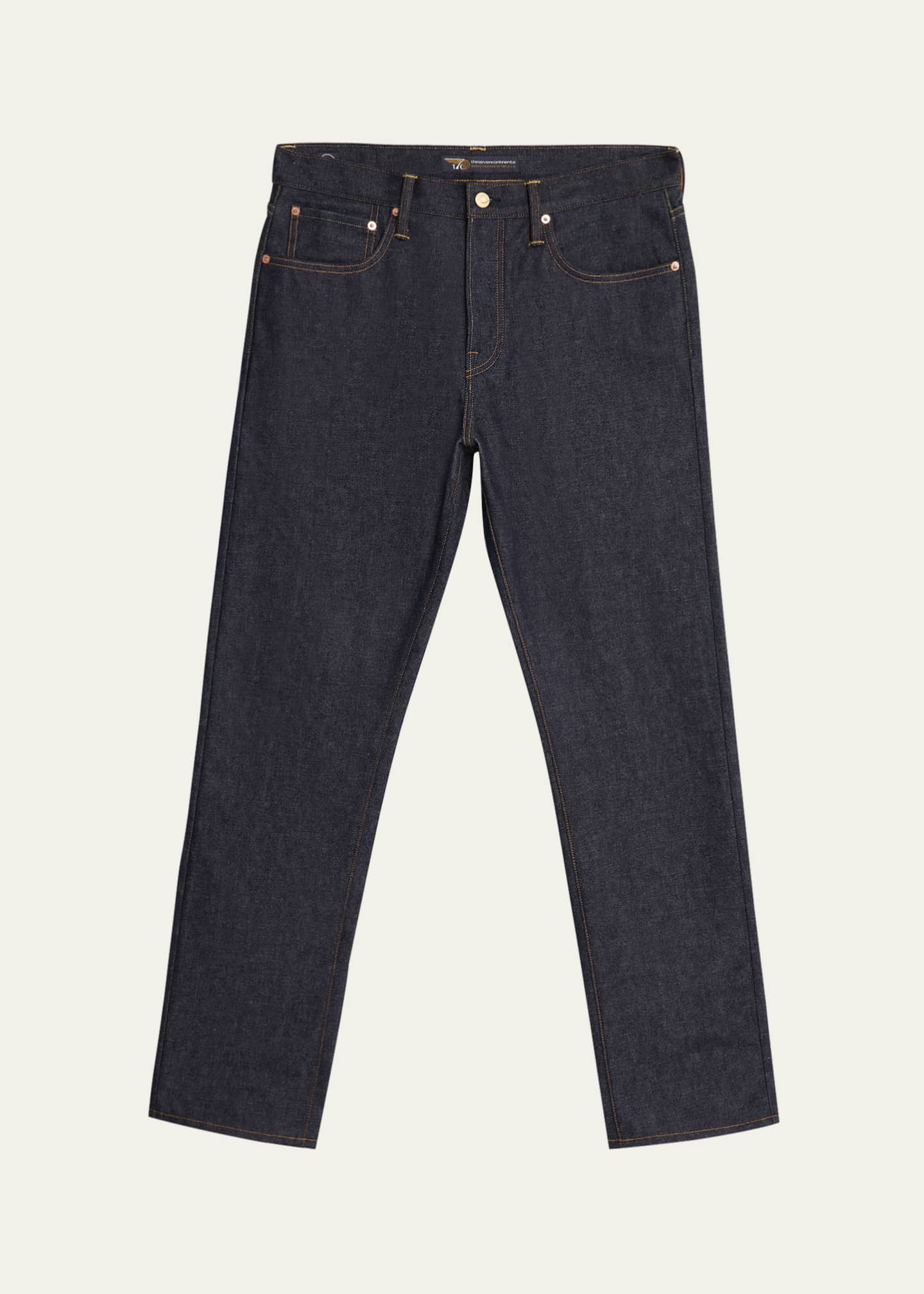 The Seven Continents Men's Charlie Raw Denim Slim-Fit Jeans Image 1 of 5