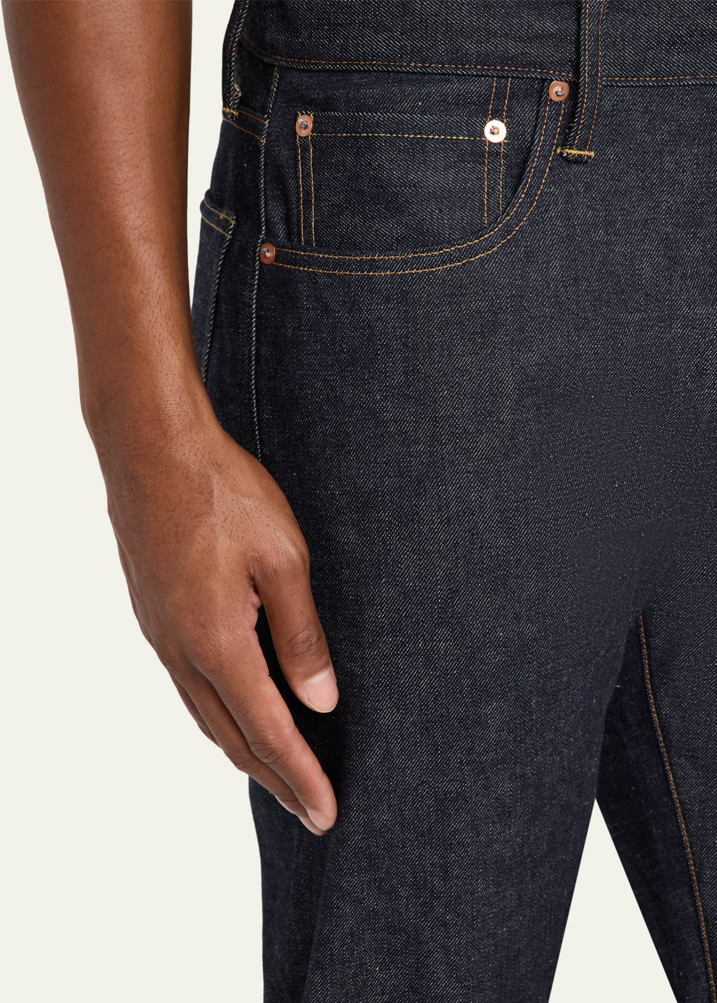 The Seven Continents Men's Charlie Raw Denim Slim-Fit Jeans Image 5 of 5