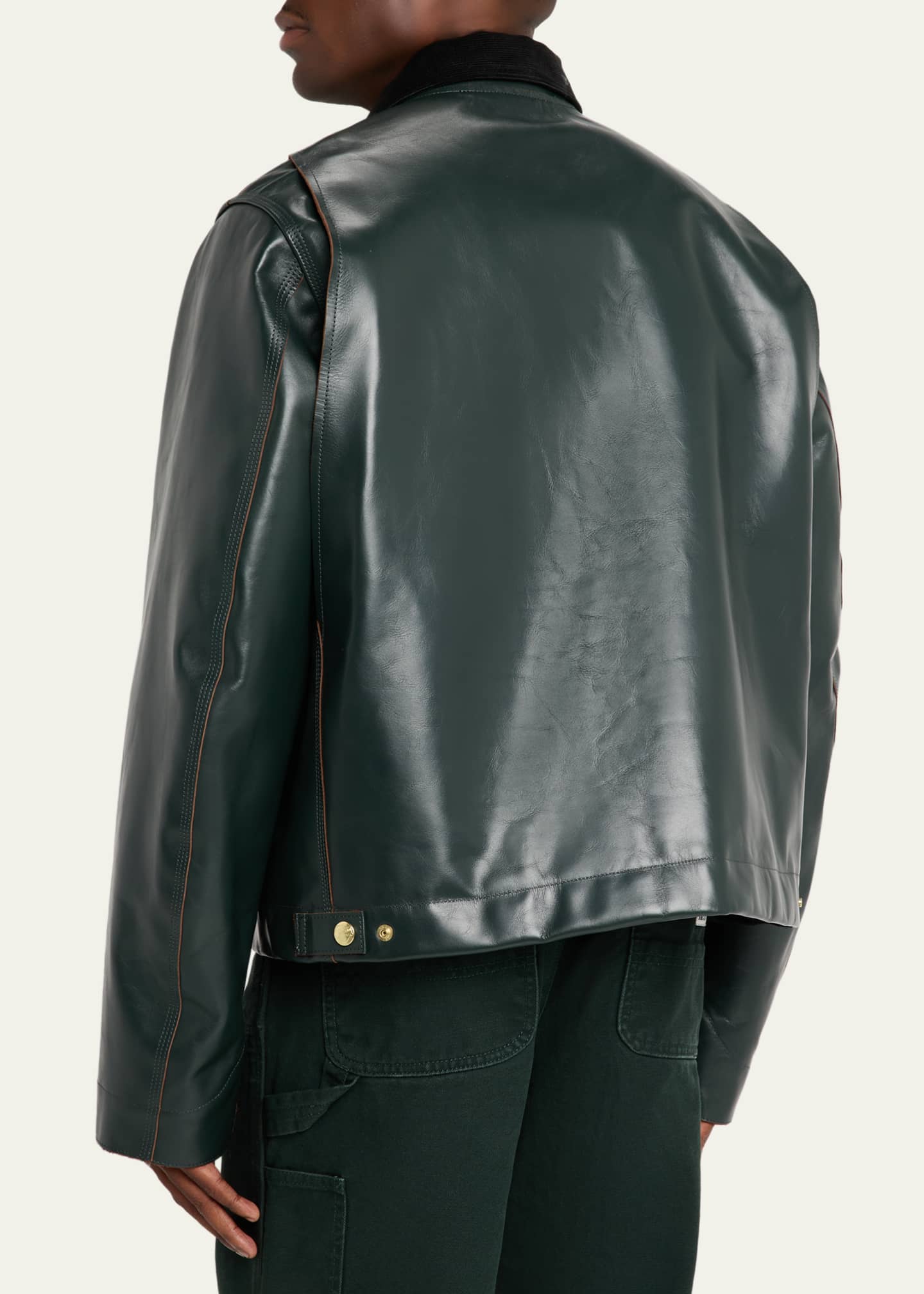 Men's Leather Moto Jacket