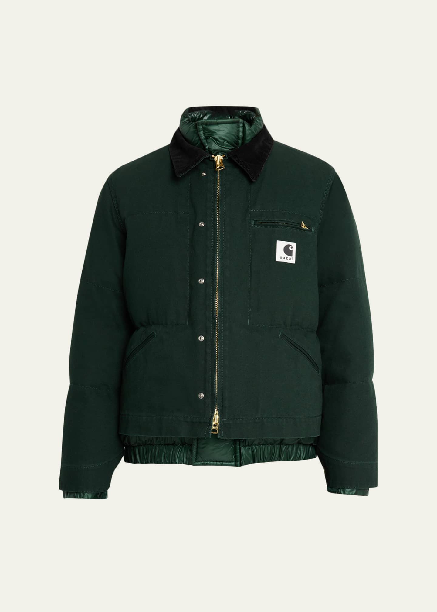 SACAI x CARHARTT WIP Men's Washed Duck Puffer Jacket - Bergdorf