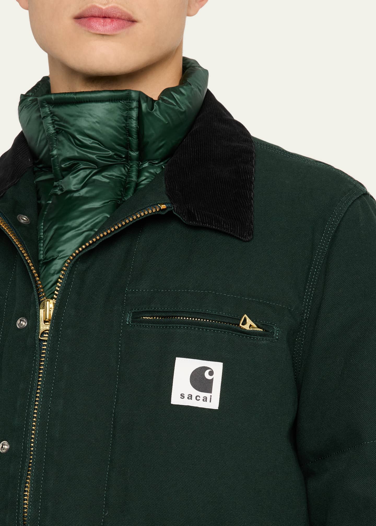 Men's Washed Duck Puffer Jacket