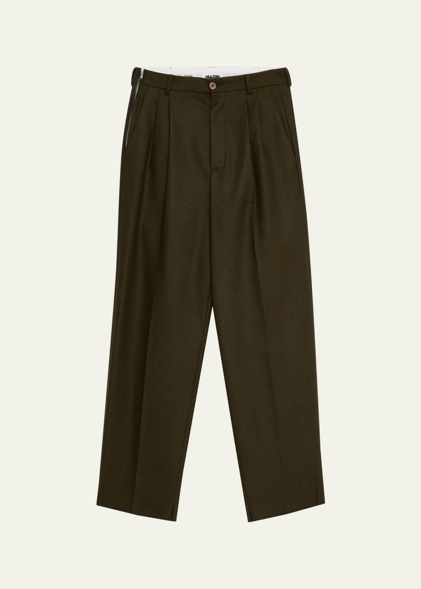 スーツ MAGLIANO SKINNY FELT PANTS Magliano Men's Signature Wool Double-Pleat Pants - Bergdorf Goodman