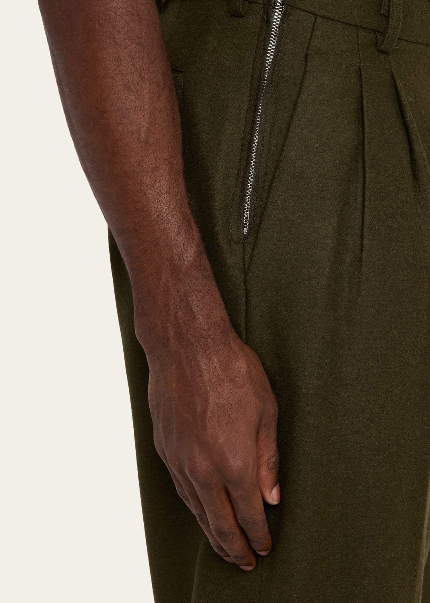 Magliano Men's Signature Wool Double-Pleat Pants - Bergdorf Goodman