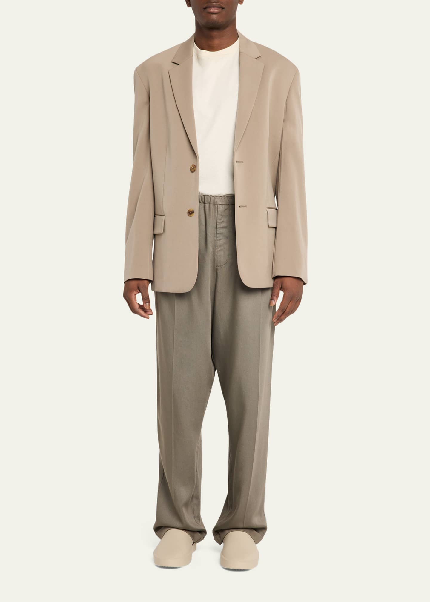Magliano Men's Lyocell Peoples Pleated Wide-Leg Pants - Bergdorf