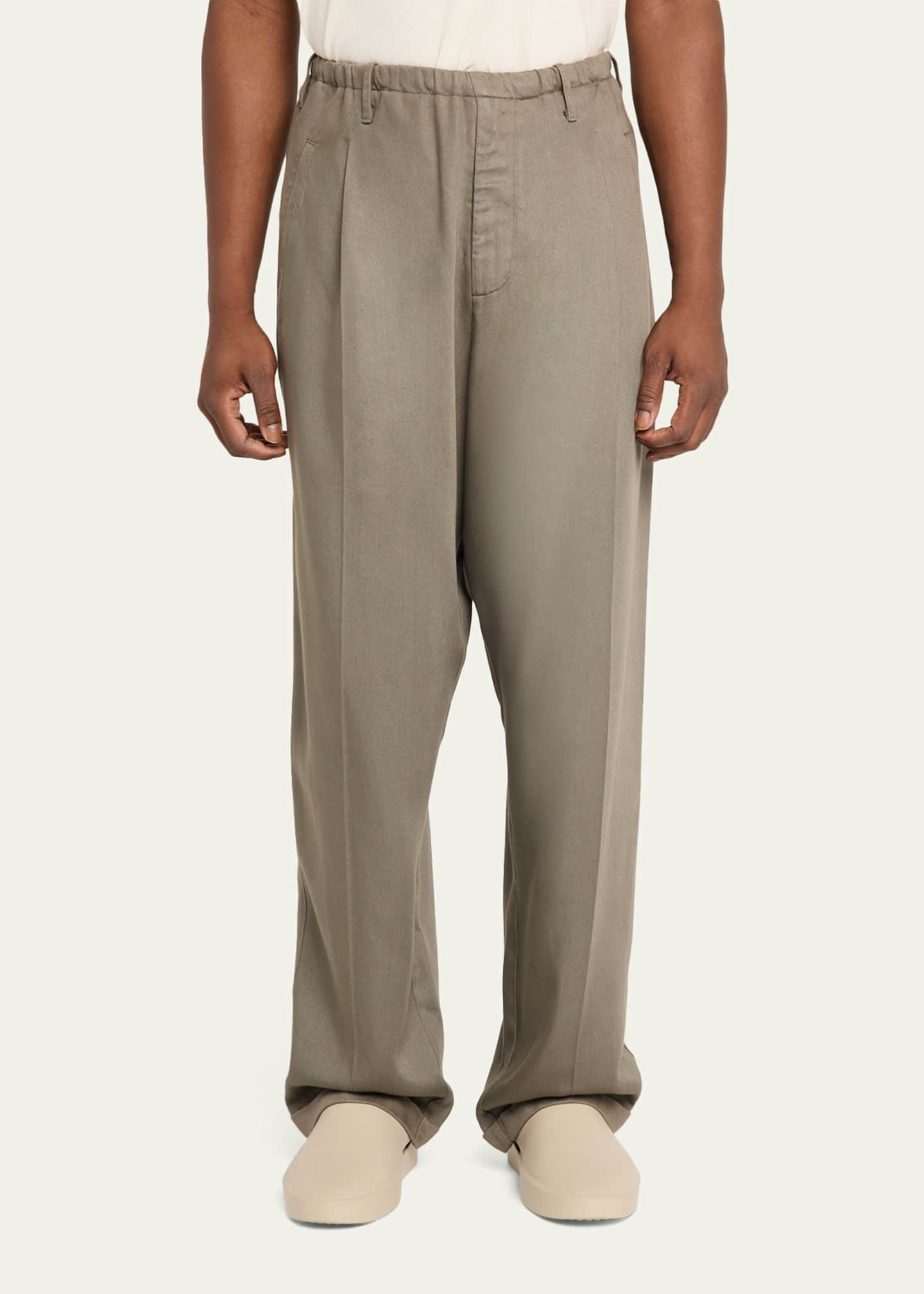 Magliano Men's Lyocell Peoples Pleated Wide-Leg Pants - Bergdorf