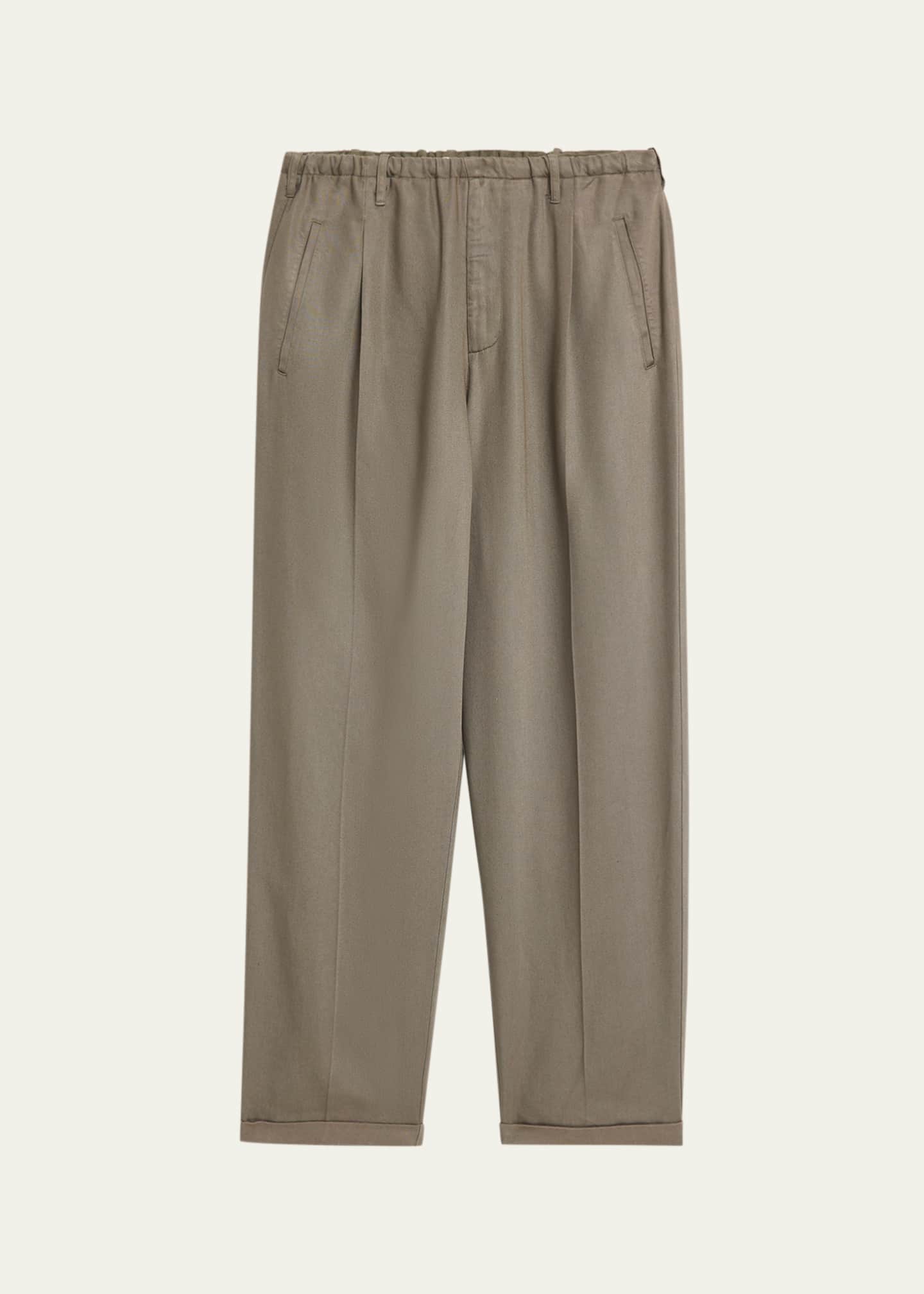 MAGLIANO HUGE ELASTIC PANTS イージーパンツ Magliano Men's Lyocell Peoples Pleated Wide-Leg Pants - Bergdorf