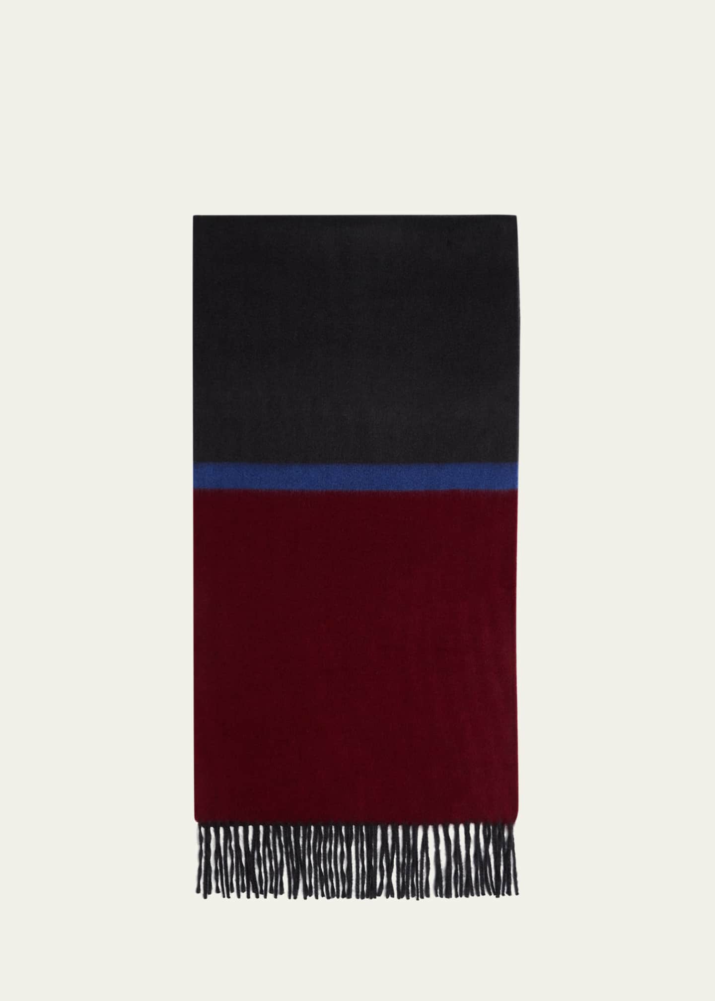 Begg x Co Men's Colorblock Cashmere Scarf Image 1 of 2