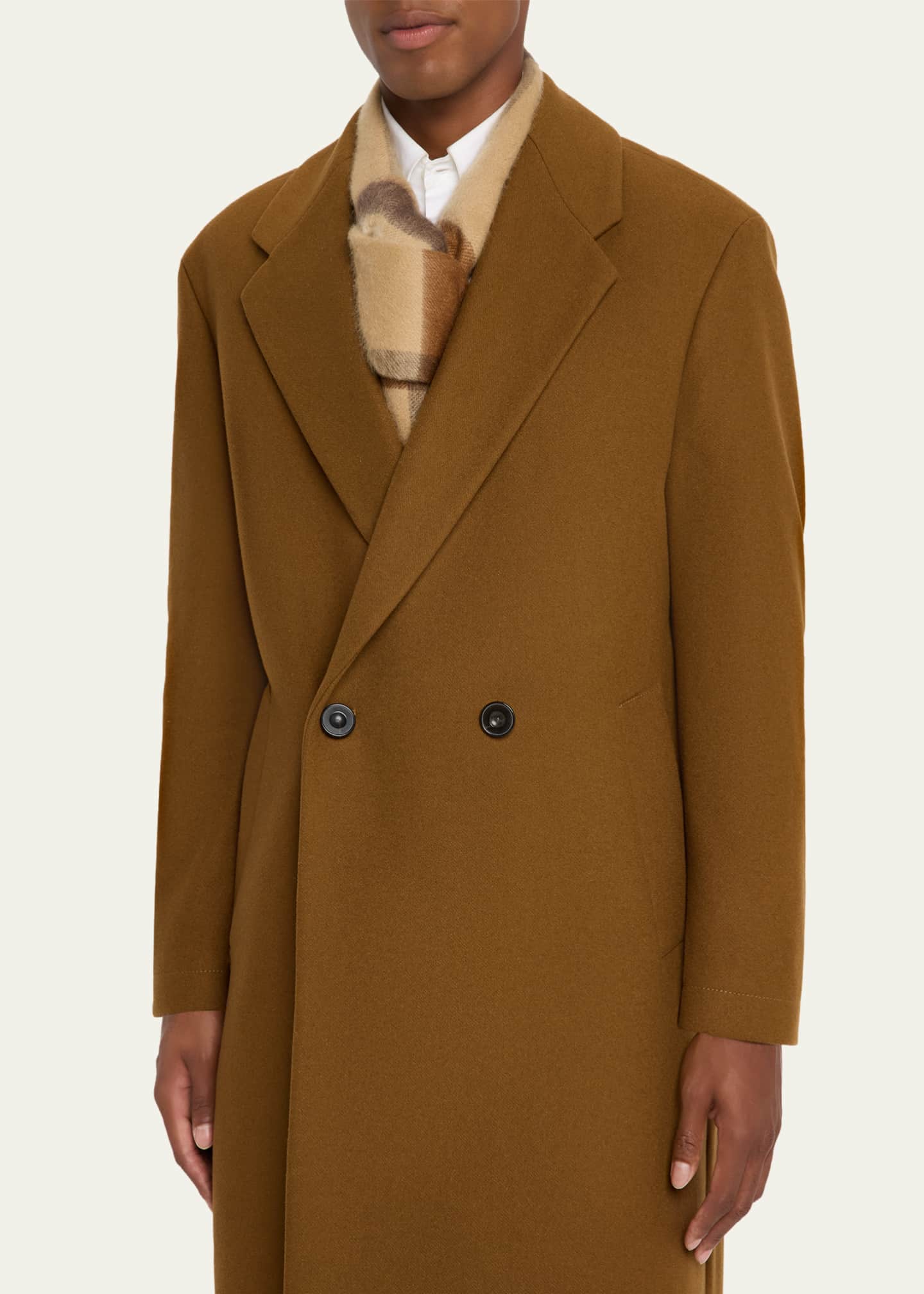 Begg x Co Men's Taransay Check Cashmere Scarf Image 3 of 4