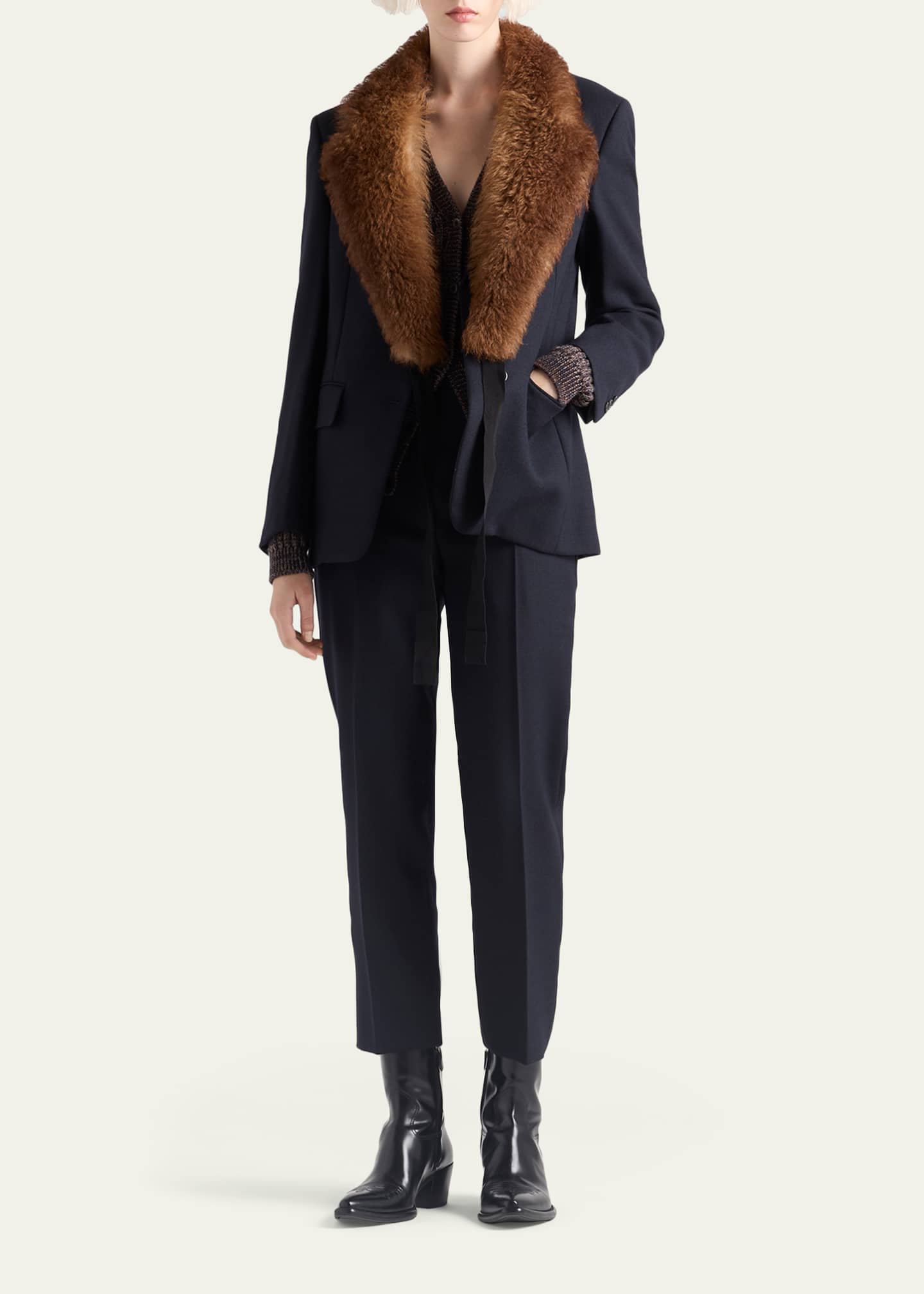 Prada Rush Stitch Pants - Bergdorf Goodman