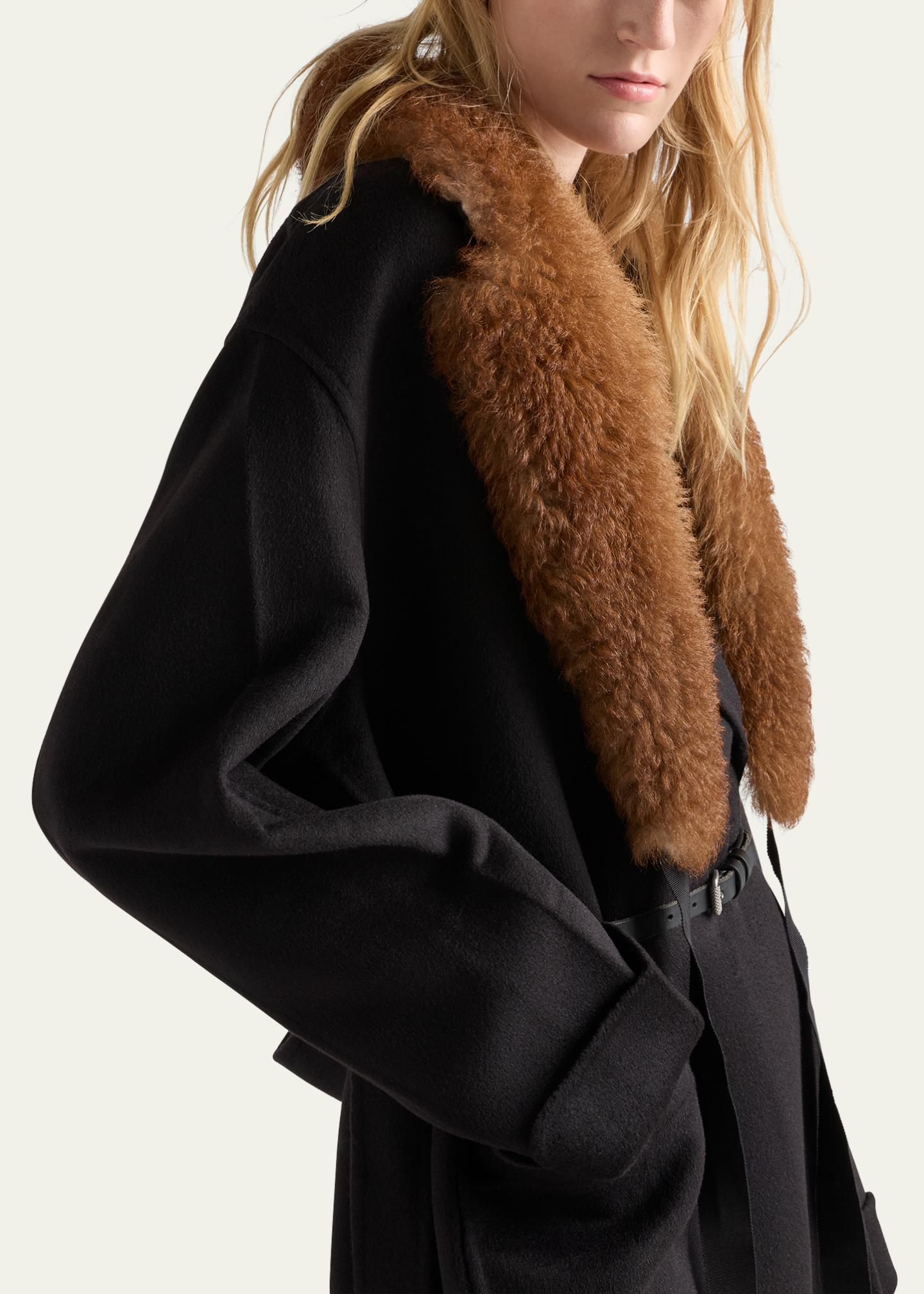 Prada Cashmere Long Wrap Coat - Bergdorf Goodman