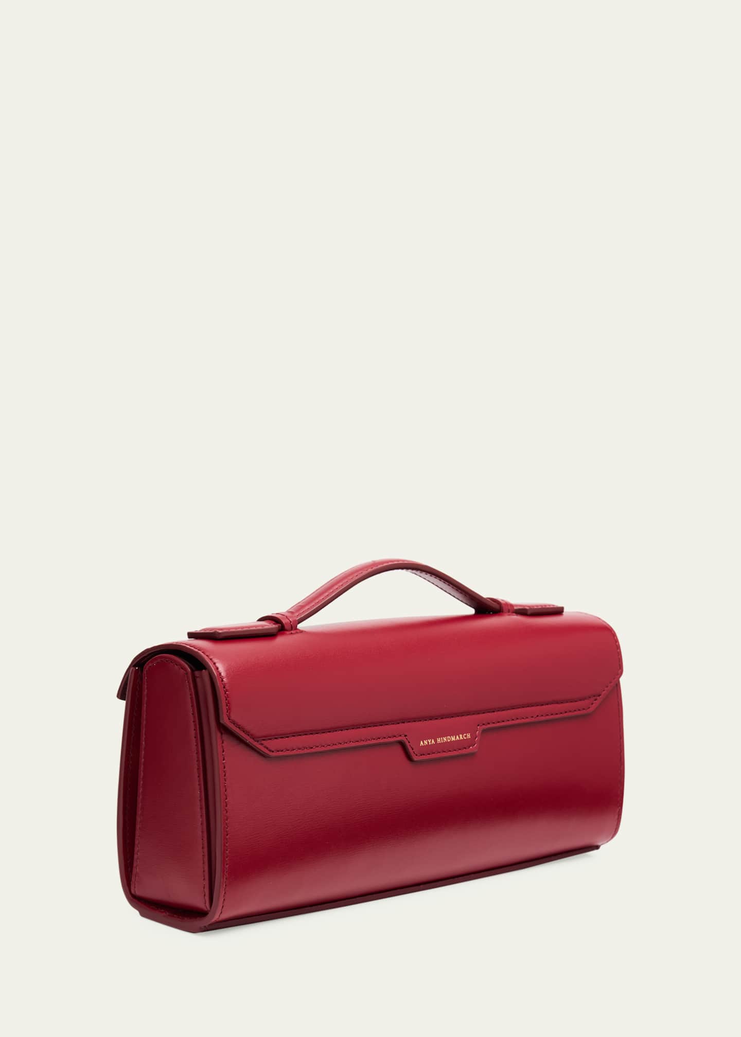 Anya Hindmarch Mortimer Boxy Leather Clutch Bag - Bergdorf Goodman