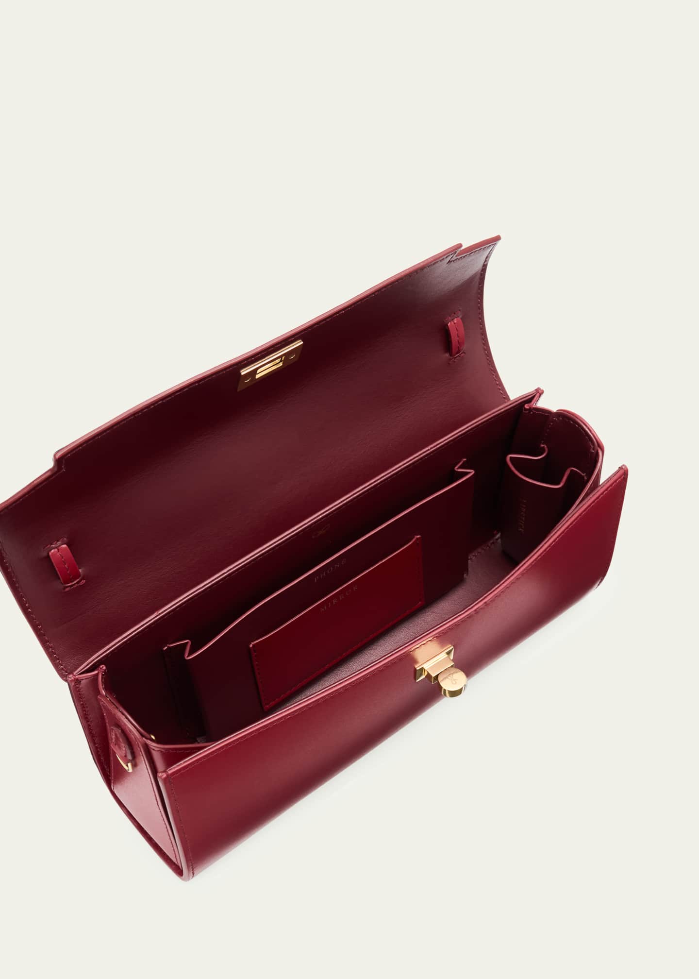 Anya Hindmarch Mortimer Boxy Leather Clutch Bag - Bergdorf Goodman