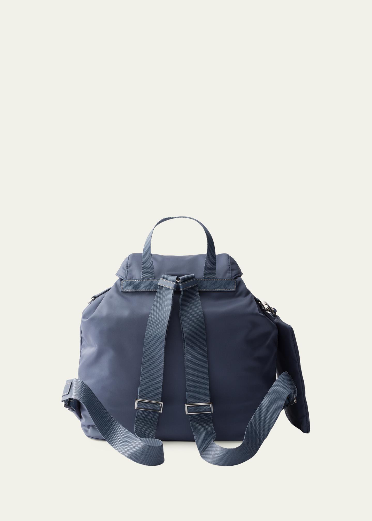Prada Vela Leather-Trim Re-Nylon Backpack - Bergdorf Goodman