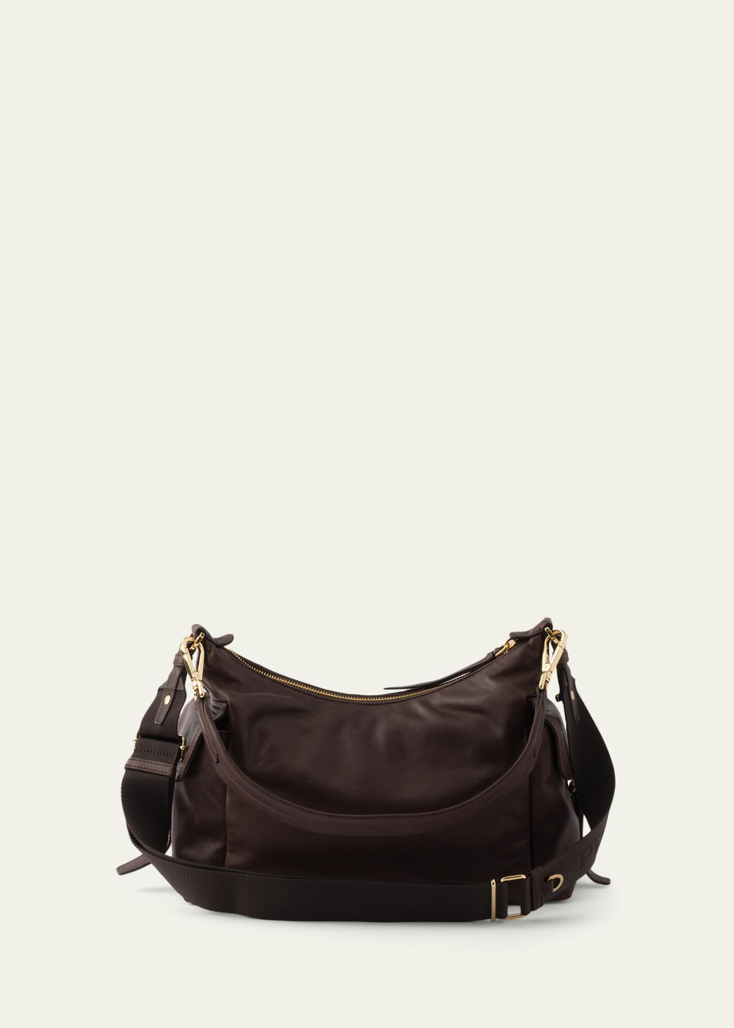 Prada Soft Nappa Leather Shoulder Bag - Bergdorf Goodman