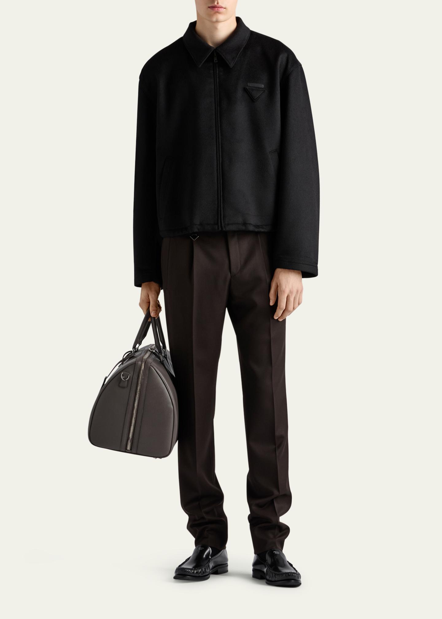 Prada Men's Cashgora Zip-Up Jacket - Bergdorf Goodman