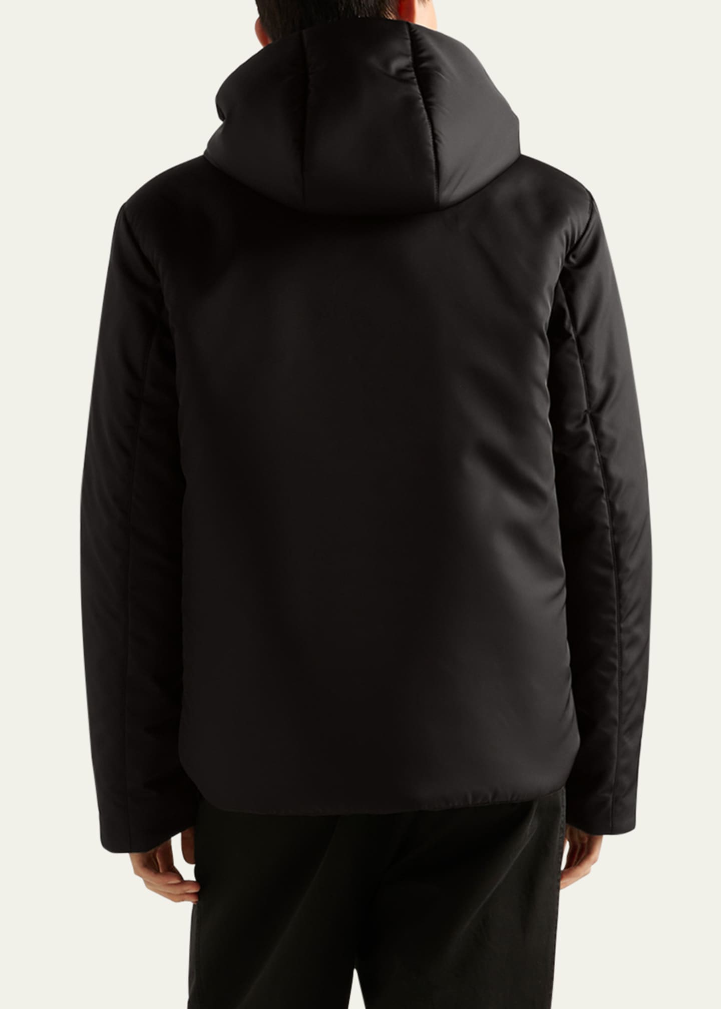 Prada Men's Hooded Re-Nylon Jacket - Bergdorf Goodman