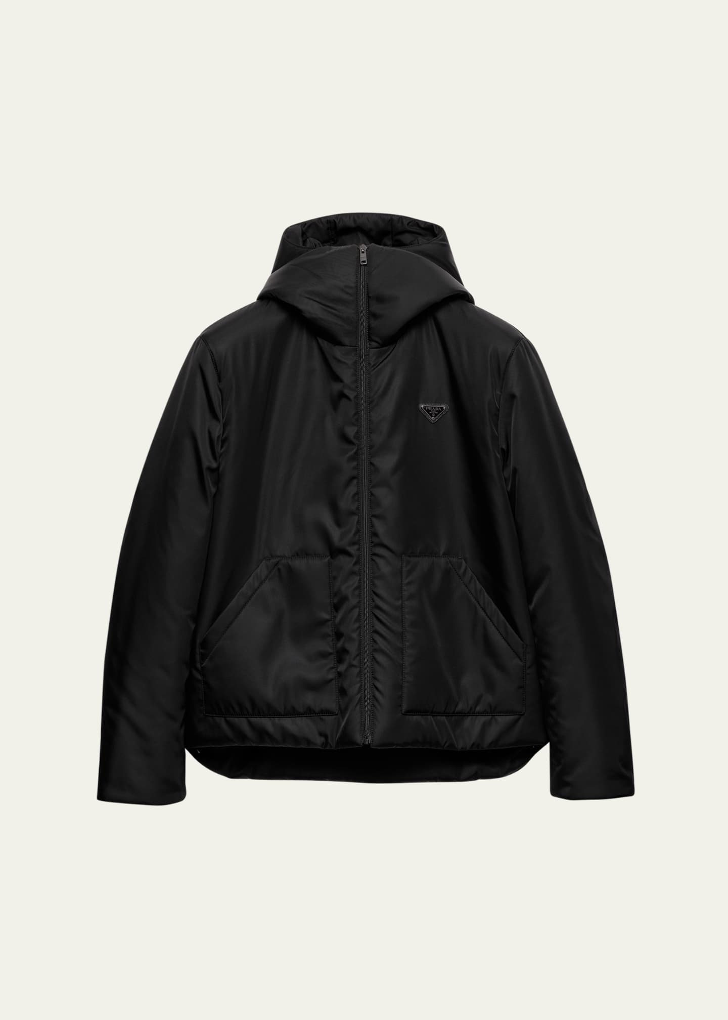 Prada Men's Hooded Re-Nylon Jacket - Bergdorf Goodman
