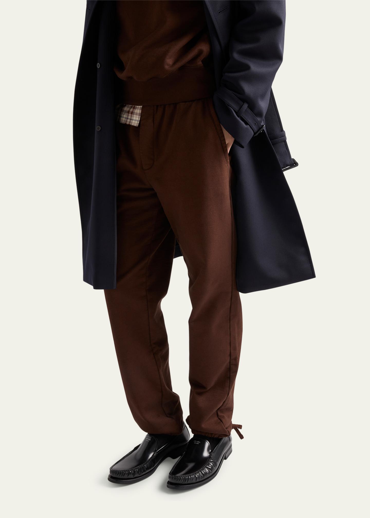 Prada Men's Cotton Felpa Sweatpants - Bergdorf Goodman
