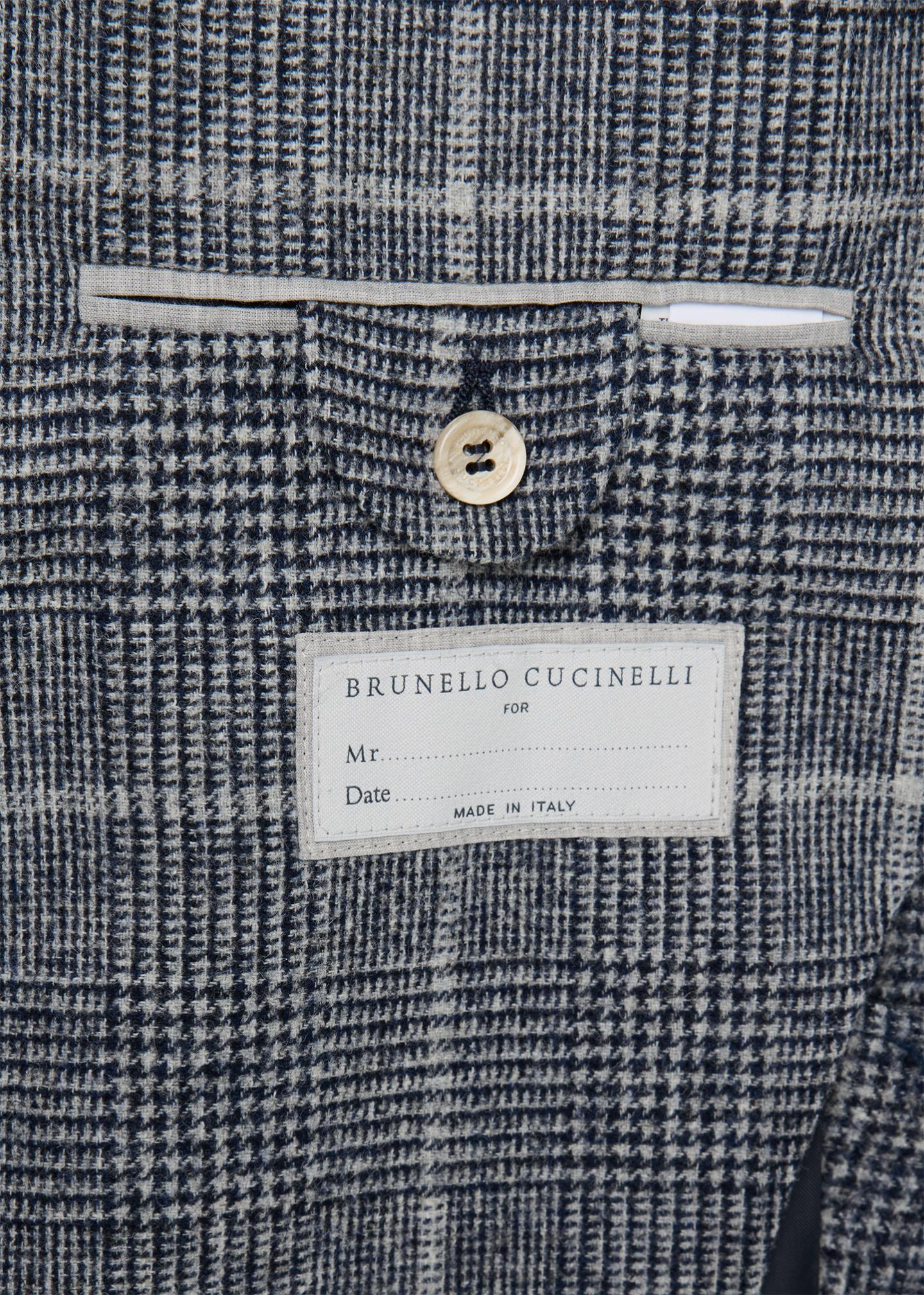 Brunello Cucinelli Men's Overplaid Metal-Button Sport Coat